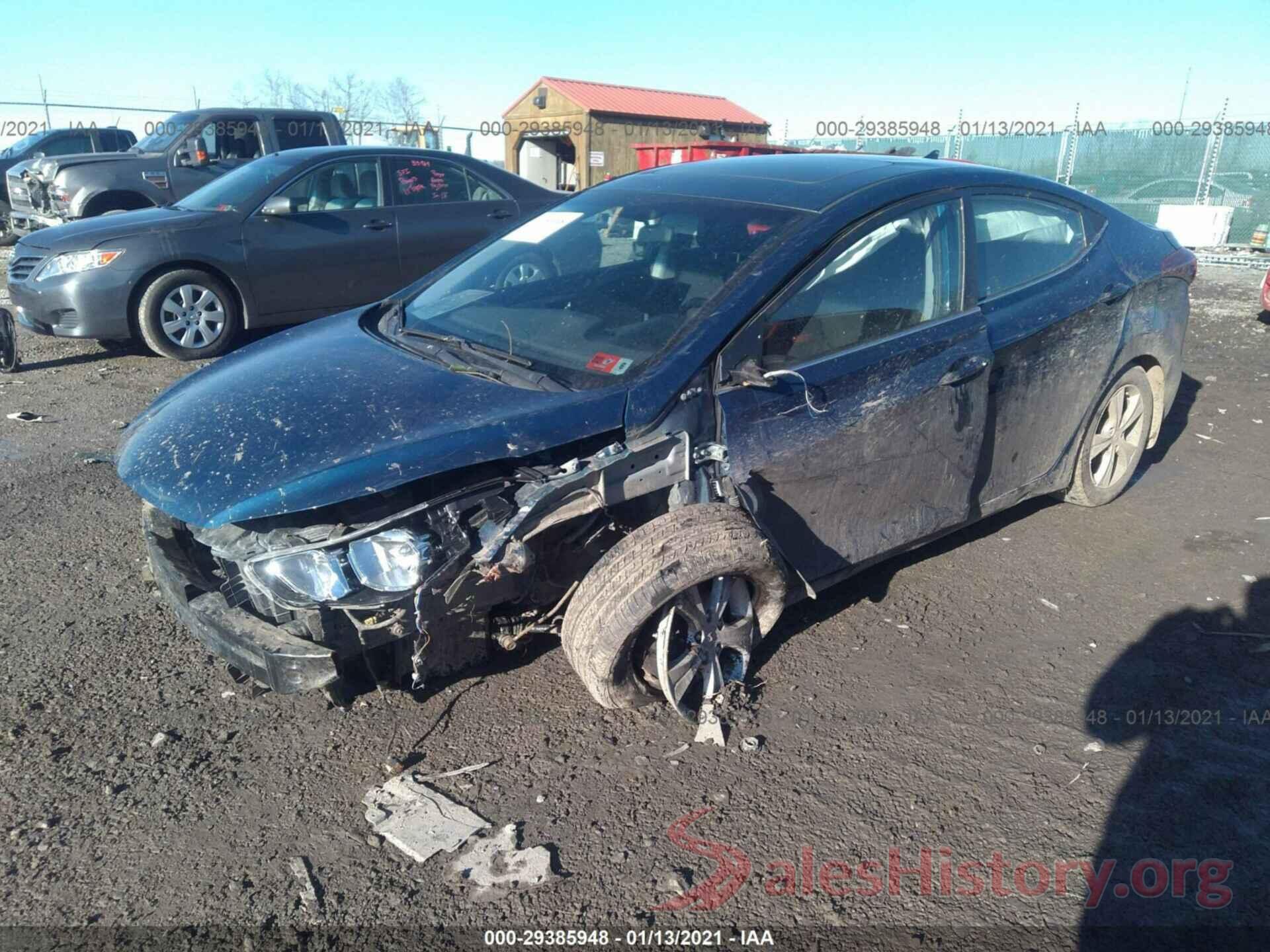 KMHDH4AE9GU486818 2016 HYUNDAI ELANTRA