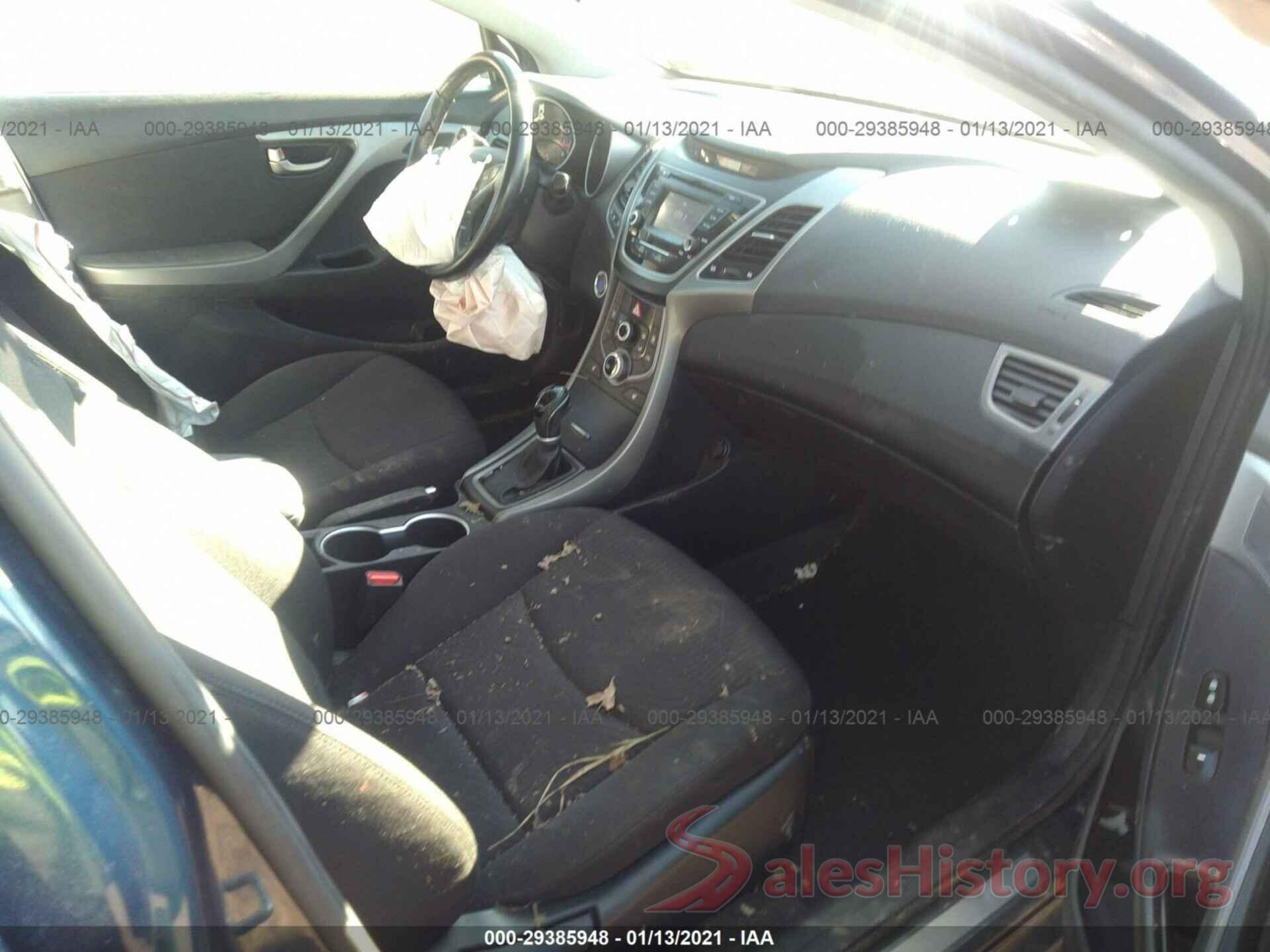 KMHDH4AE9GU486818 2016 HYUNDAI ELANTRA