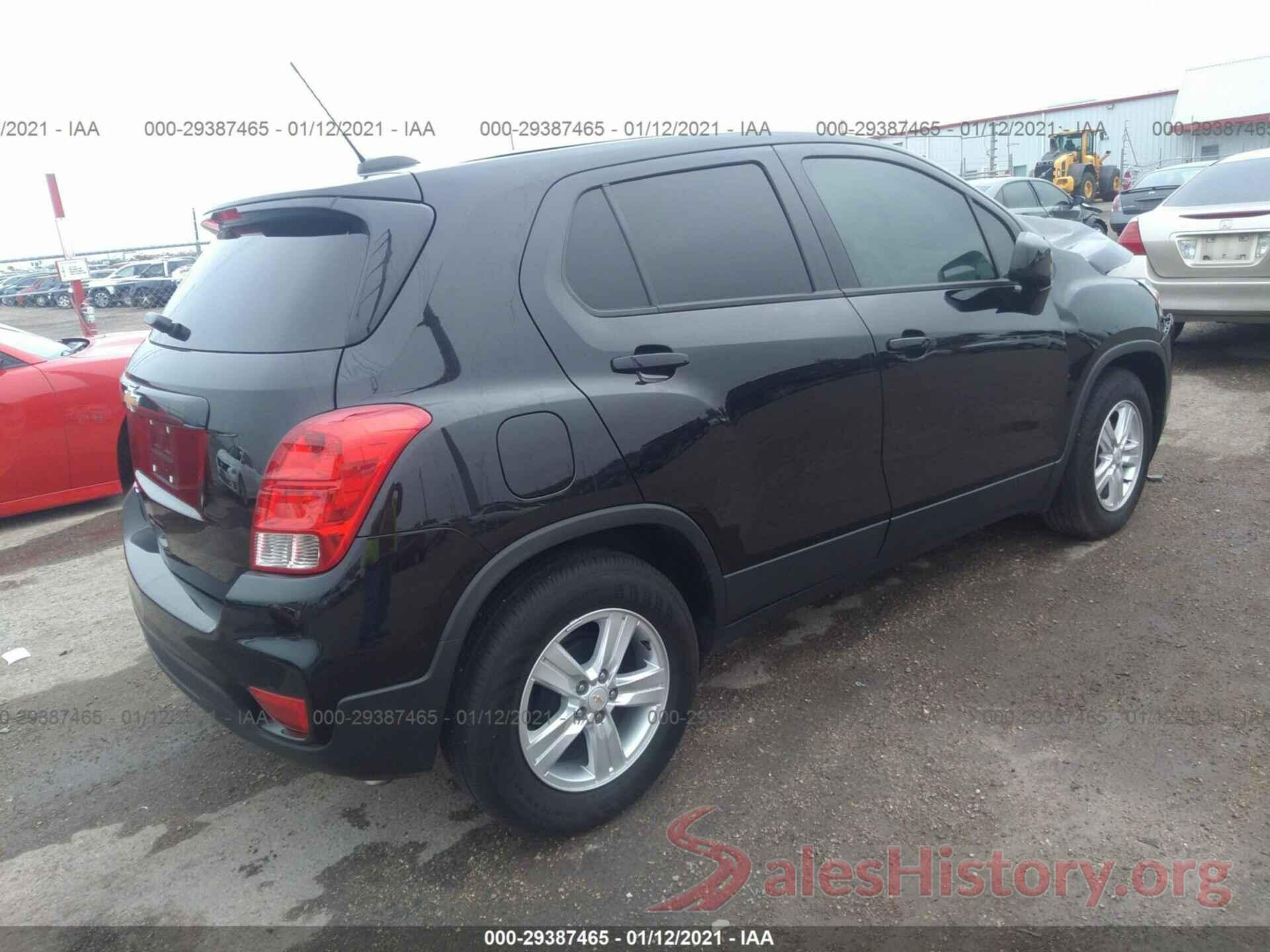 KL7CJKSB9LB315034 2020 CHEVROLET TRAX