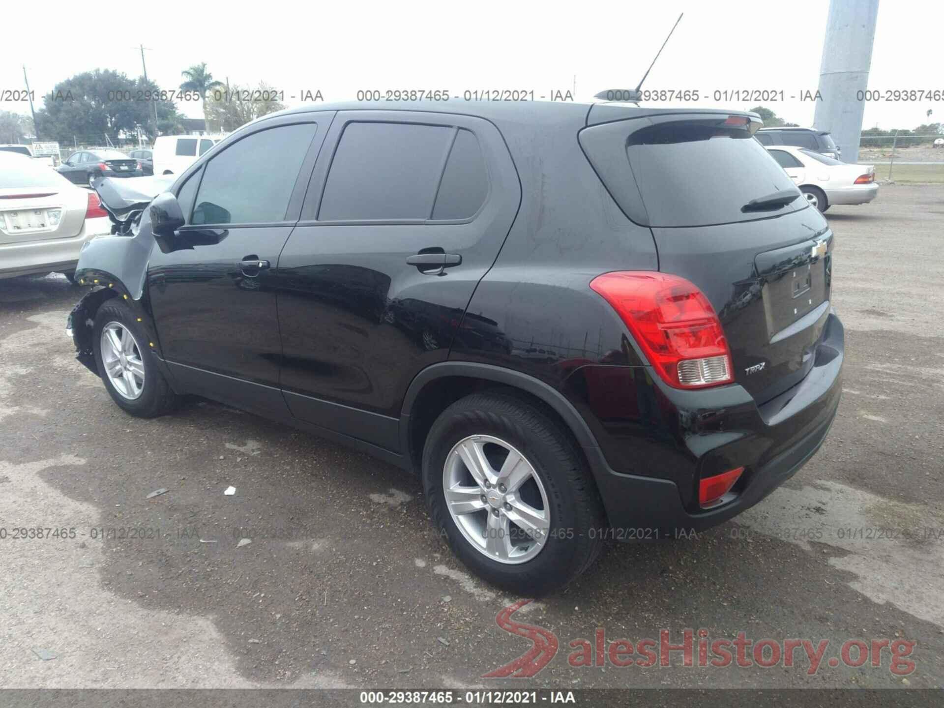 KL7CJKSB9LB315034 2020 CHEVROLET TRAX