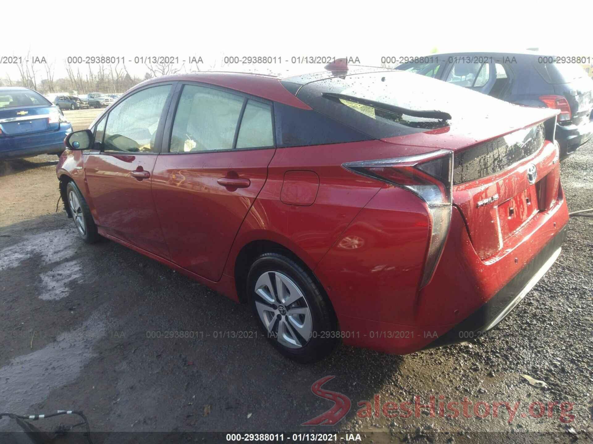 JTDKBRFUXJ3598888 2018 TOYOTA PRIUS