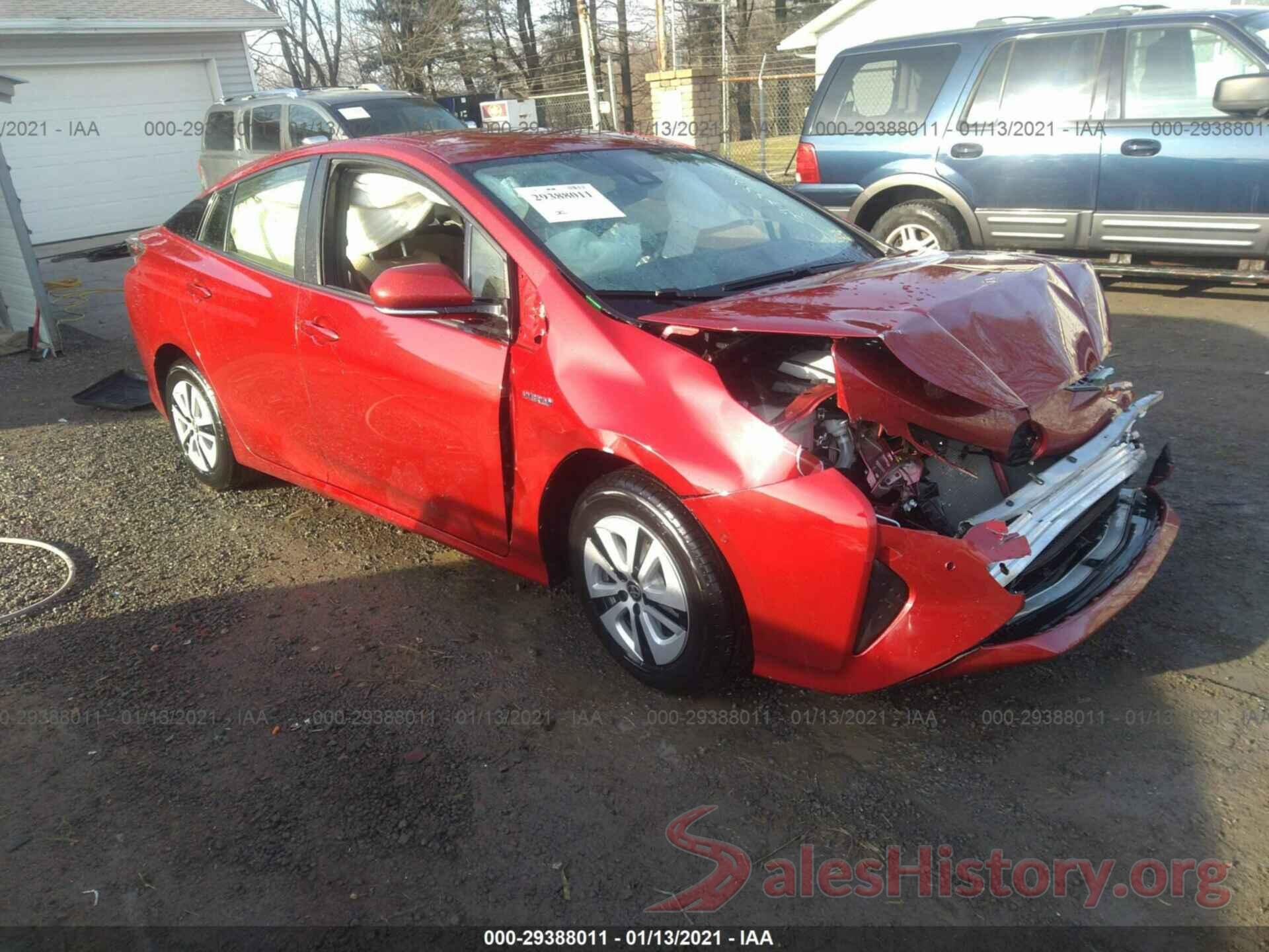 JTDKBRFUXJ3598888 2018 TOYOTA PRIUS