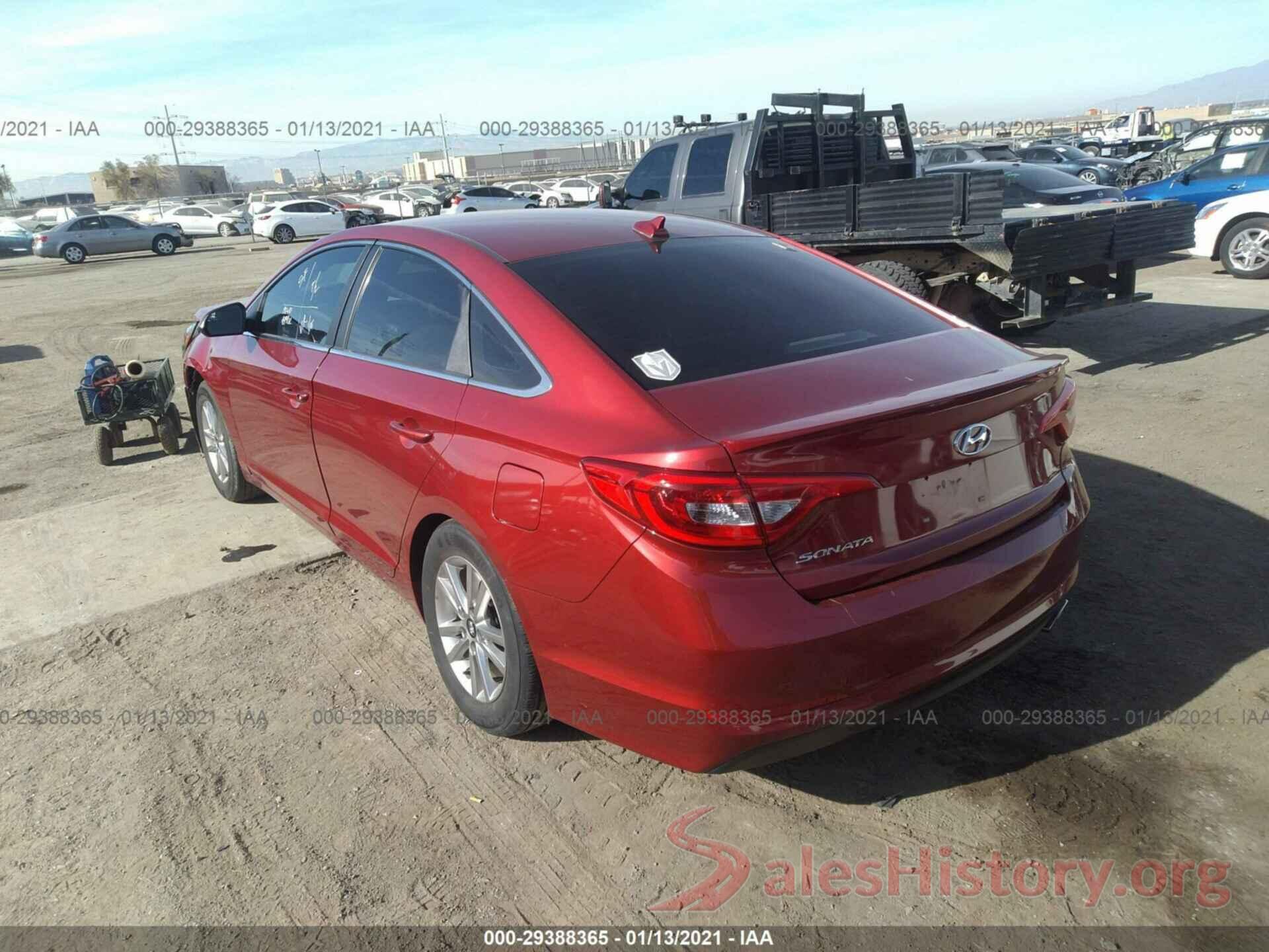 5NPE24AF0GH392419 2016 HYUNDAI SONATA