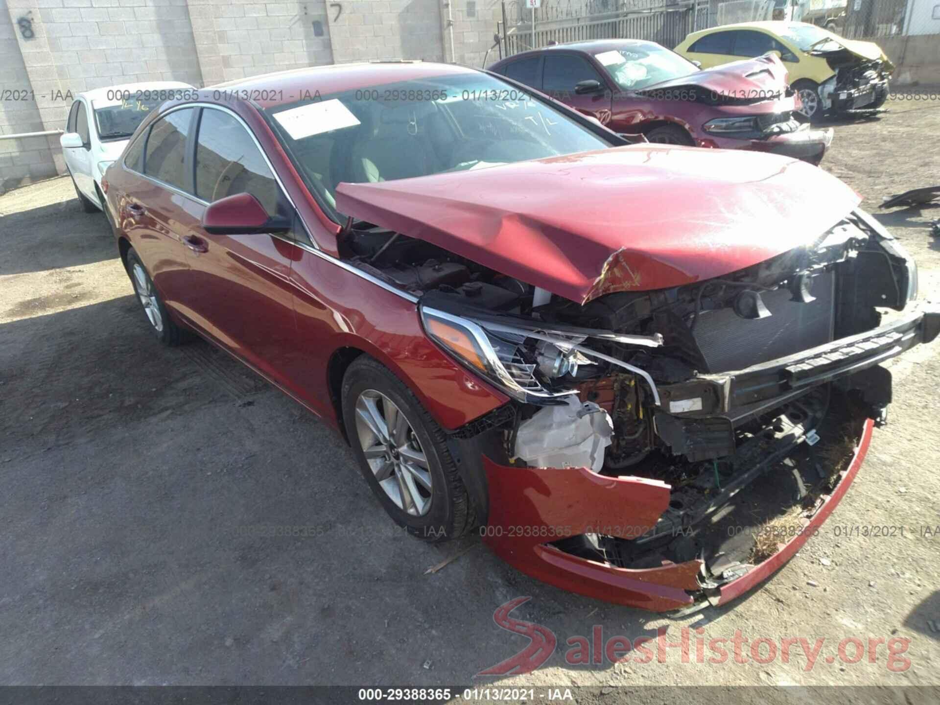 5NPE24AF0GH392419 2016 HYUNDAI SONATA