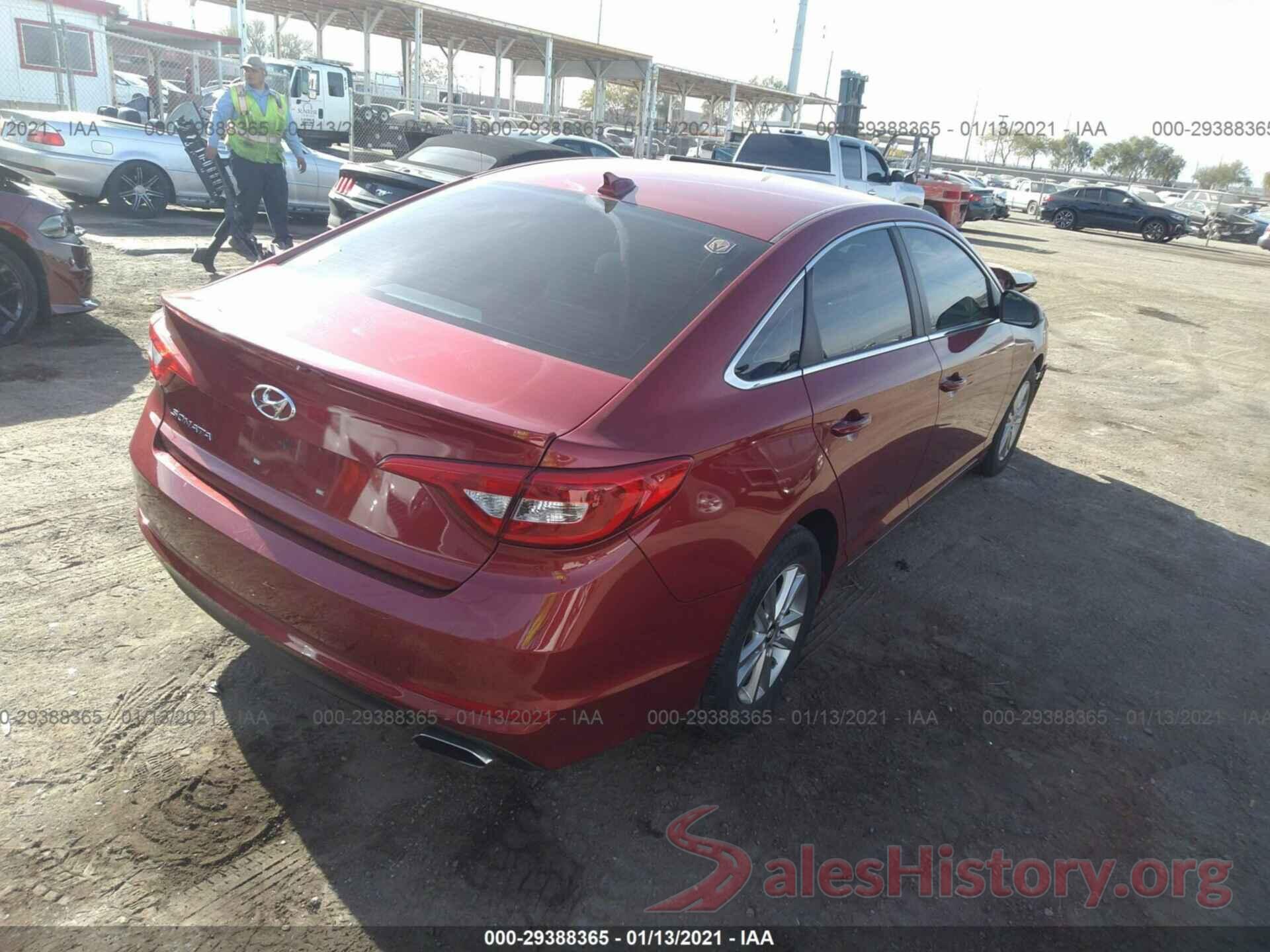 5NPE24AF0GH392419 2016 HYUNDAI SONATA