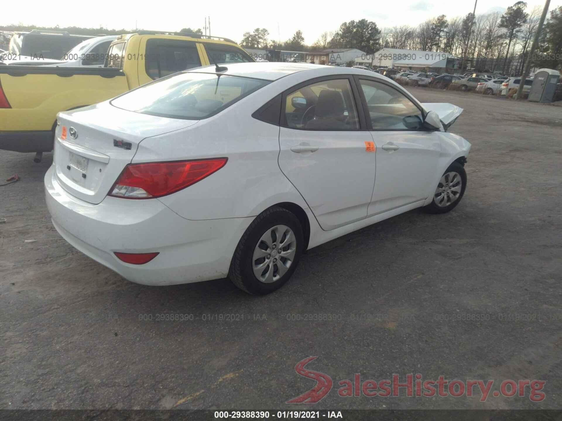 KMHCT4AE4GU063896 2016 HYUNDAI ACCENT