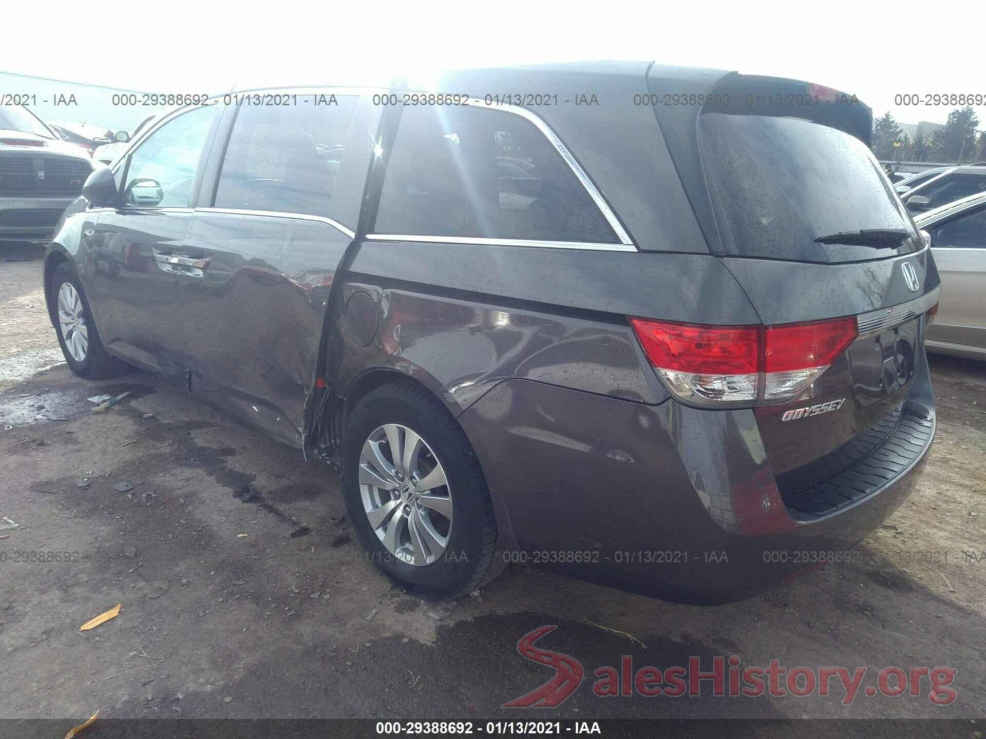 5FNRL5H68GB064206 2016 HONDA ODYSSEY