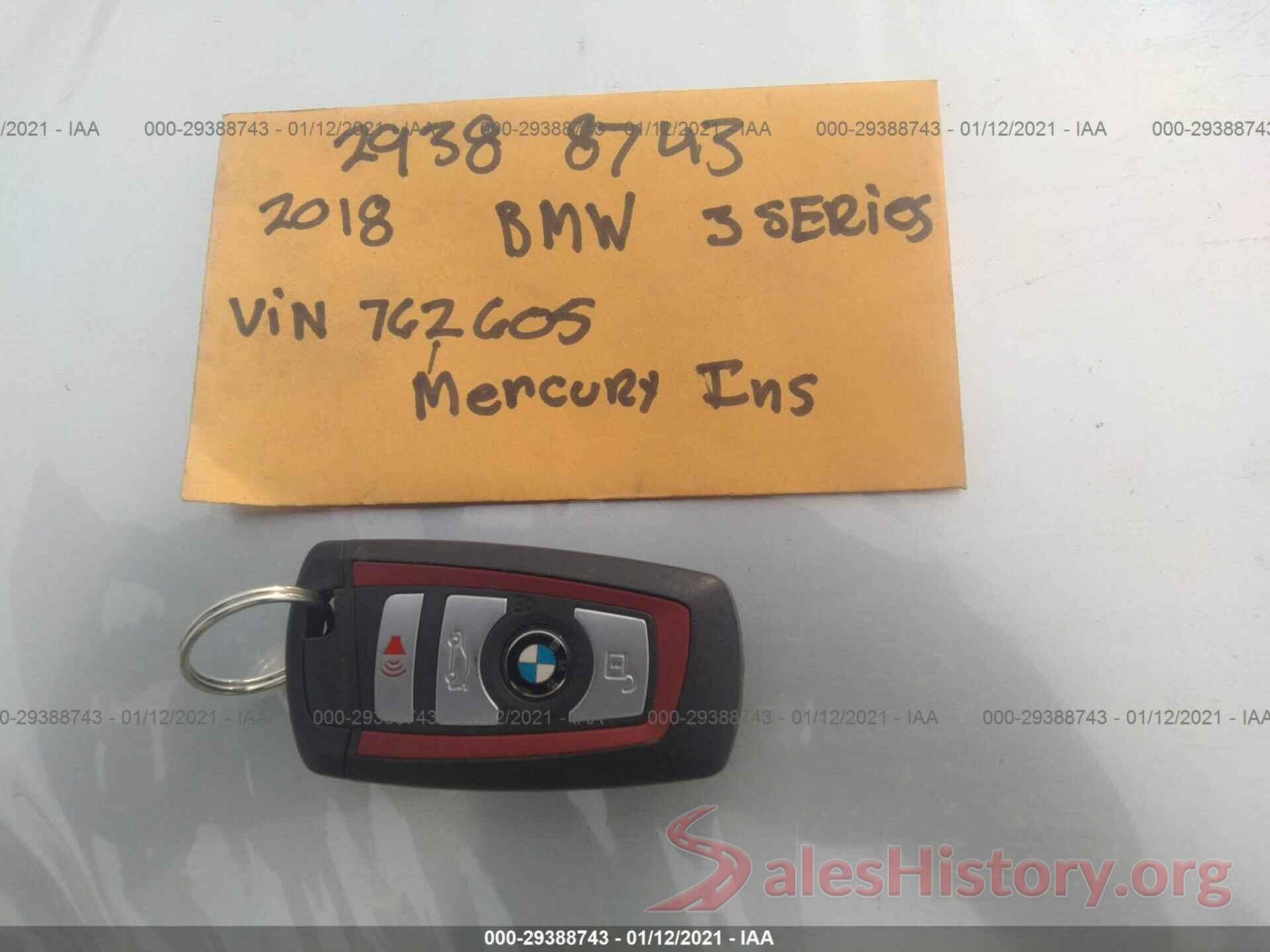 WBA8E1C53JA762605 2018 BMW 3 SERIES