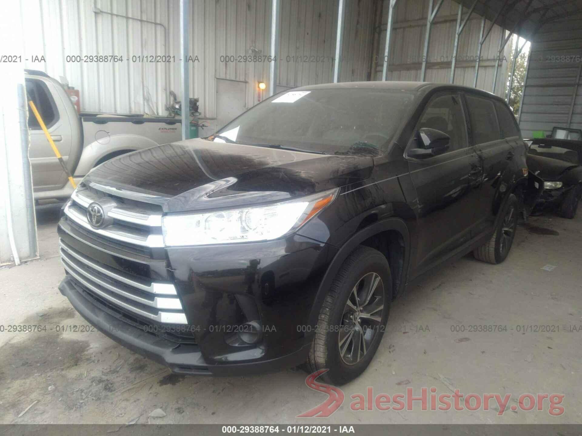 5TDZARFHXKS043122 2019 TOYOTA HIGHLANDER