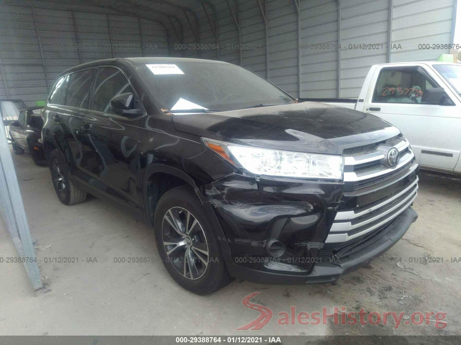 5TDZARFHXKS043122 2019 TOYOTA HIGHLANDER