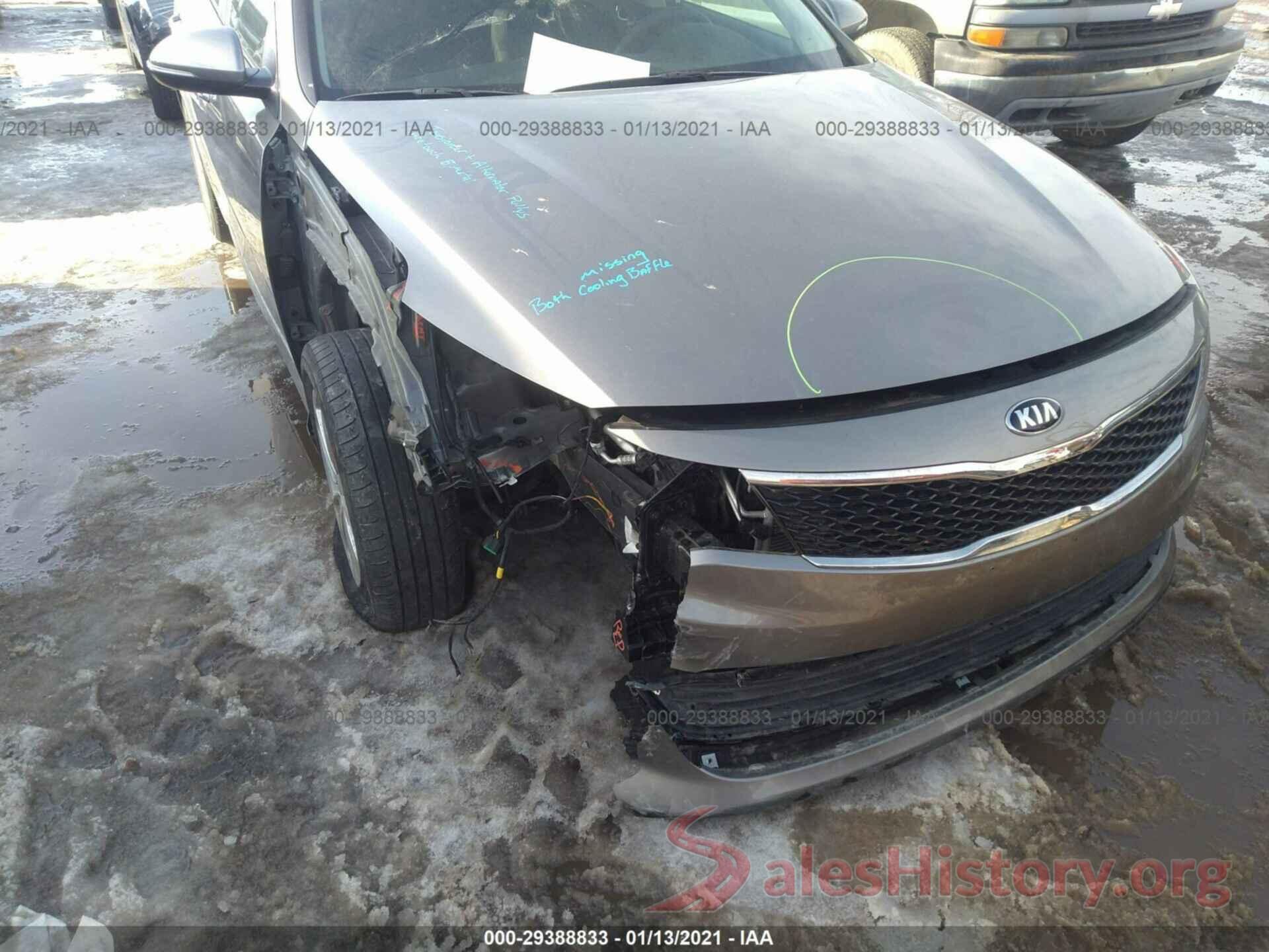 5XXGT4L31GG098757 2016 KIA OPTIMA