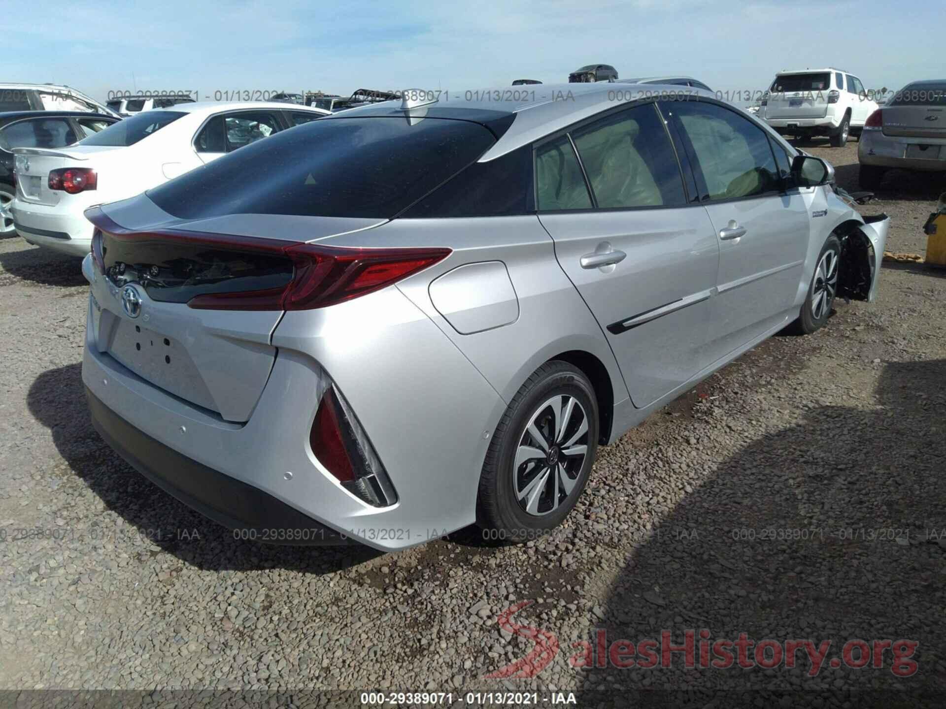 JTDKARFP2K3105249 2019 TOYOTA PRIUS PRIME