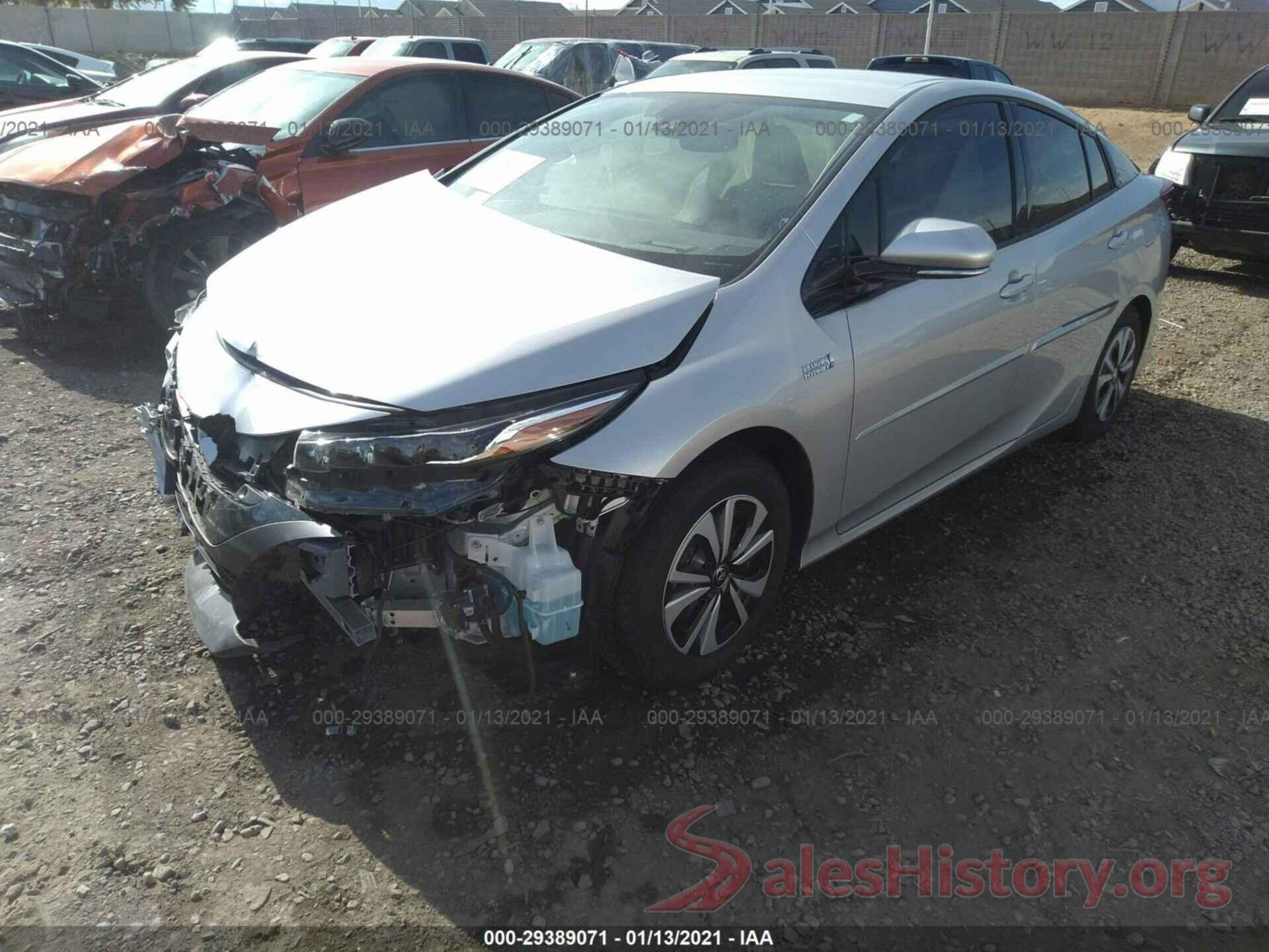 JTDKARFP2K3105249 2019 TOYOTA PRIUS PRIME