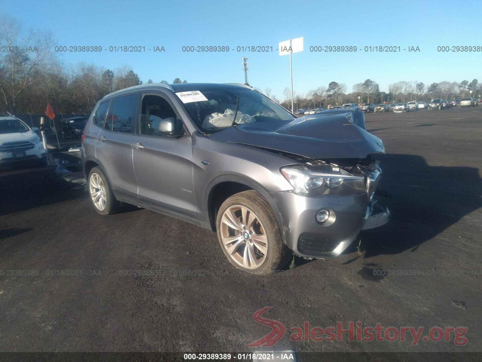 5UXWX9C59G0D67296 2016 BMW X3