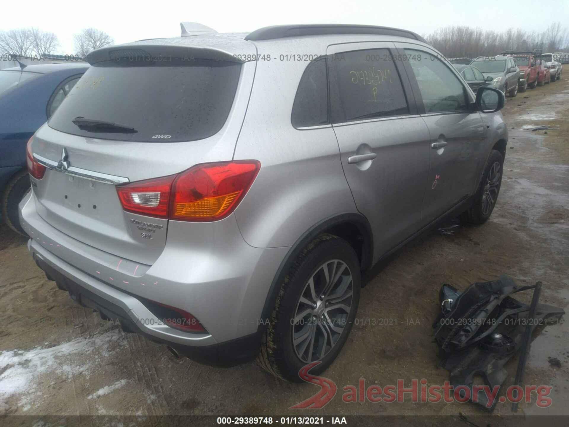 JA4AR4AW6JZ013797 2018 MITSUBISHI OUTLANDER SPORT