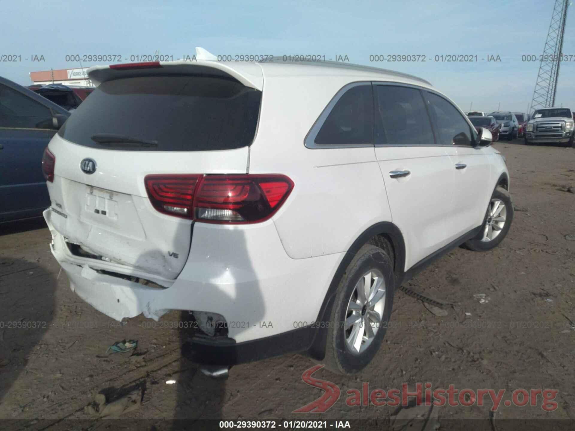 5XYPG4A53KG464926 2019 KIA SORENTO