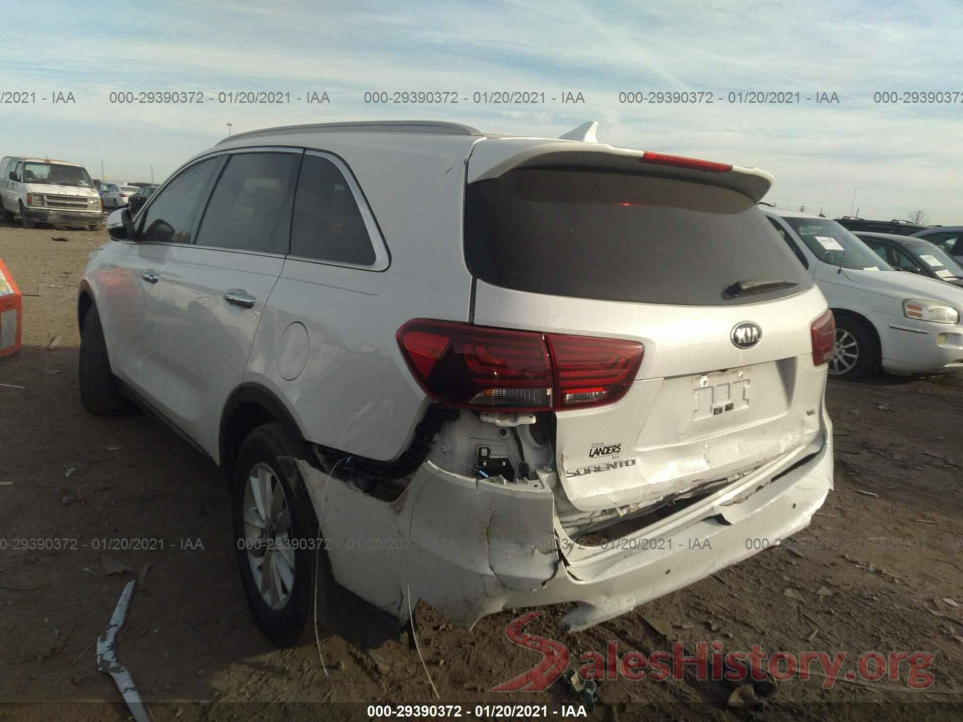 5XYPG4A53KG464926 2019 KIA SORENTO