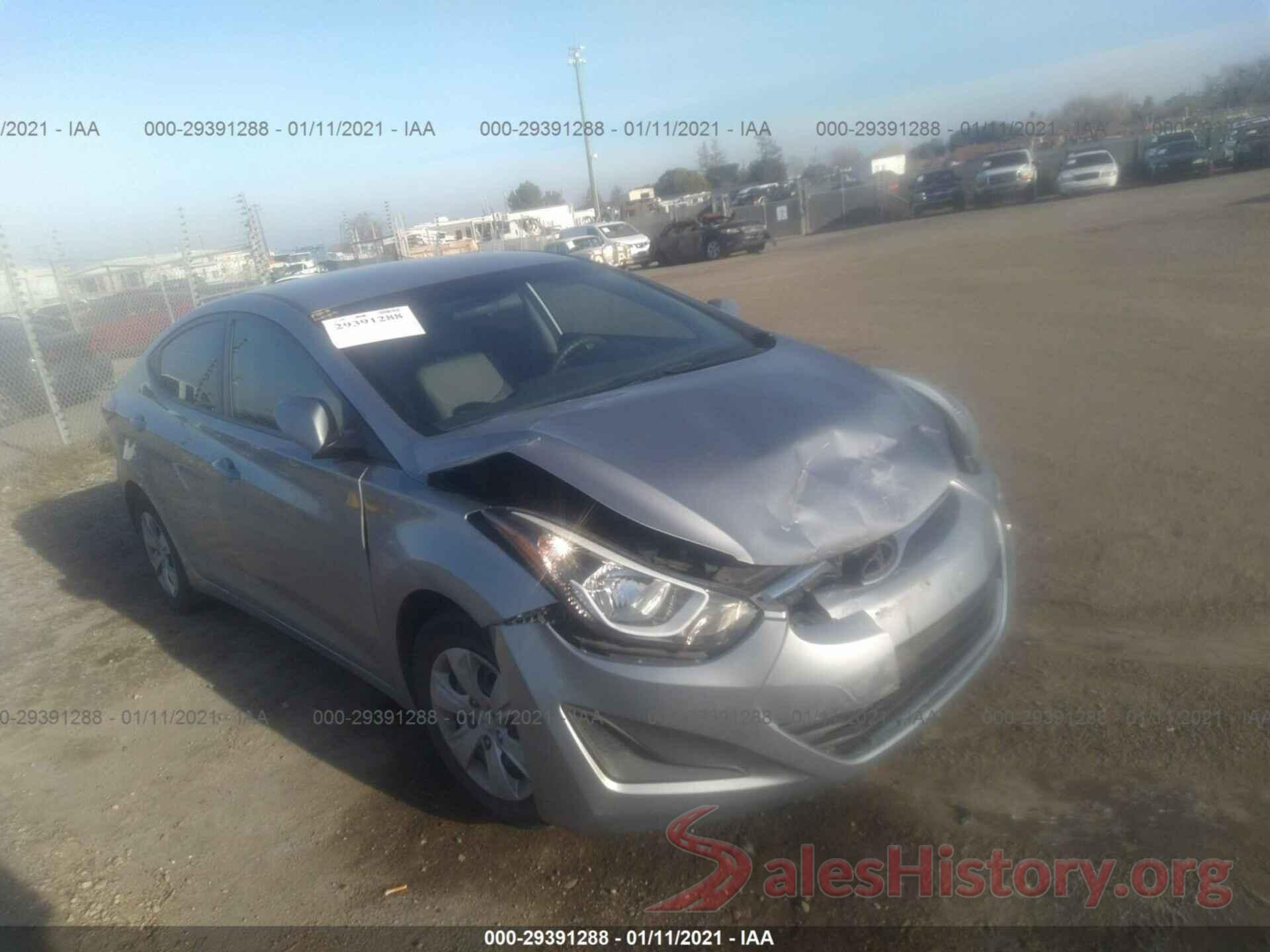 5NPDH4AE7GH698955 2016 HYUNDAI ELANTRA