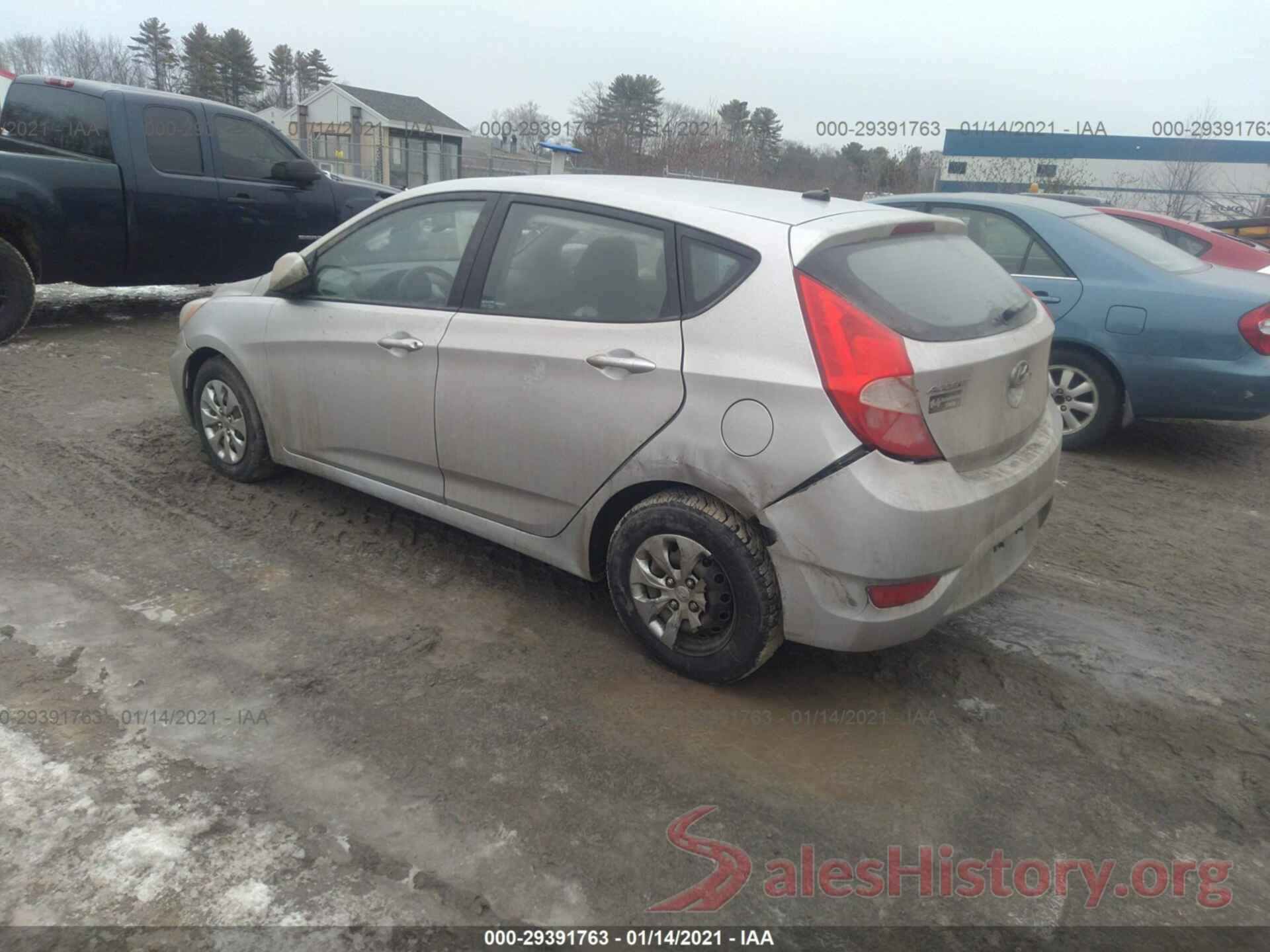 KMHCT5AE3GU257485 2016 HYUNDAI ACCENT