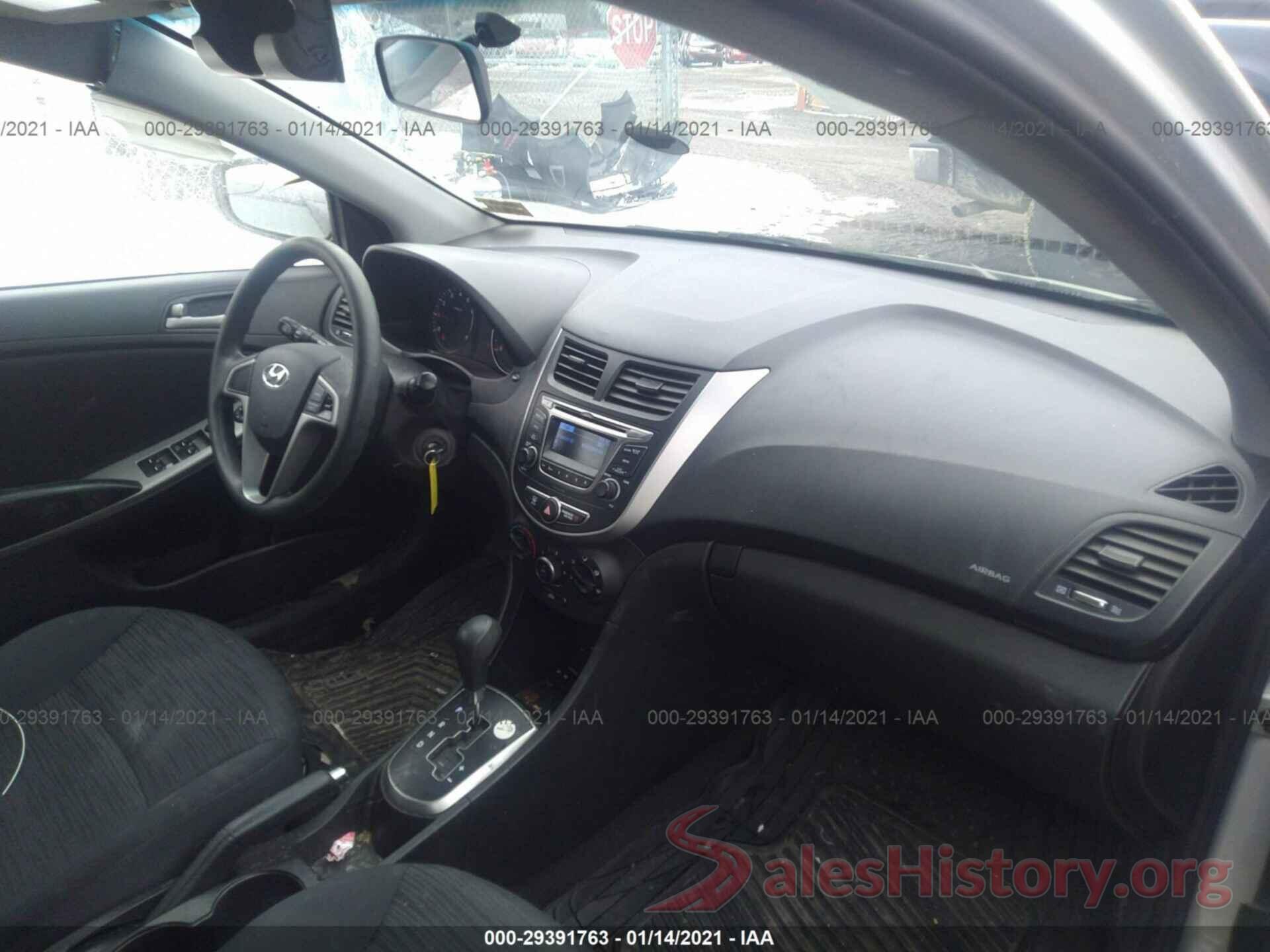 KMHCT5AE3GU257485 2016 HYUNDAI ACCENT