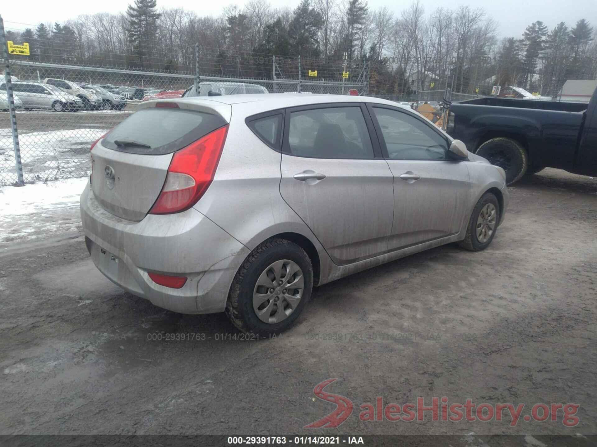 KMHCT5AE3GU257485 2016 HYUNDAI ACCENT