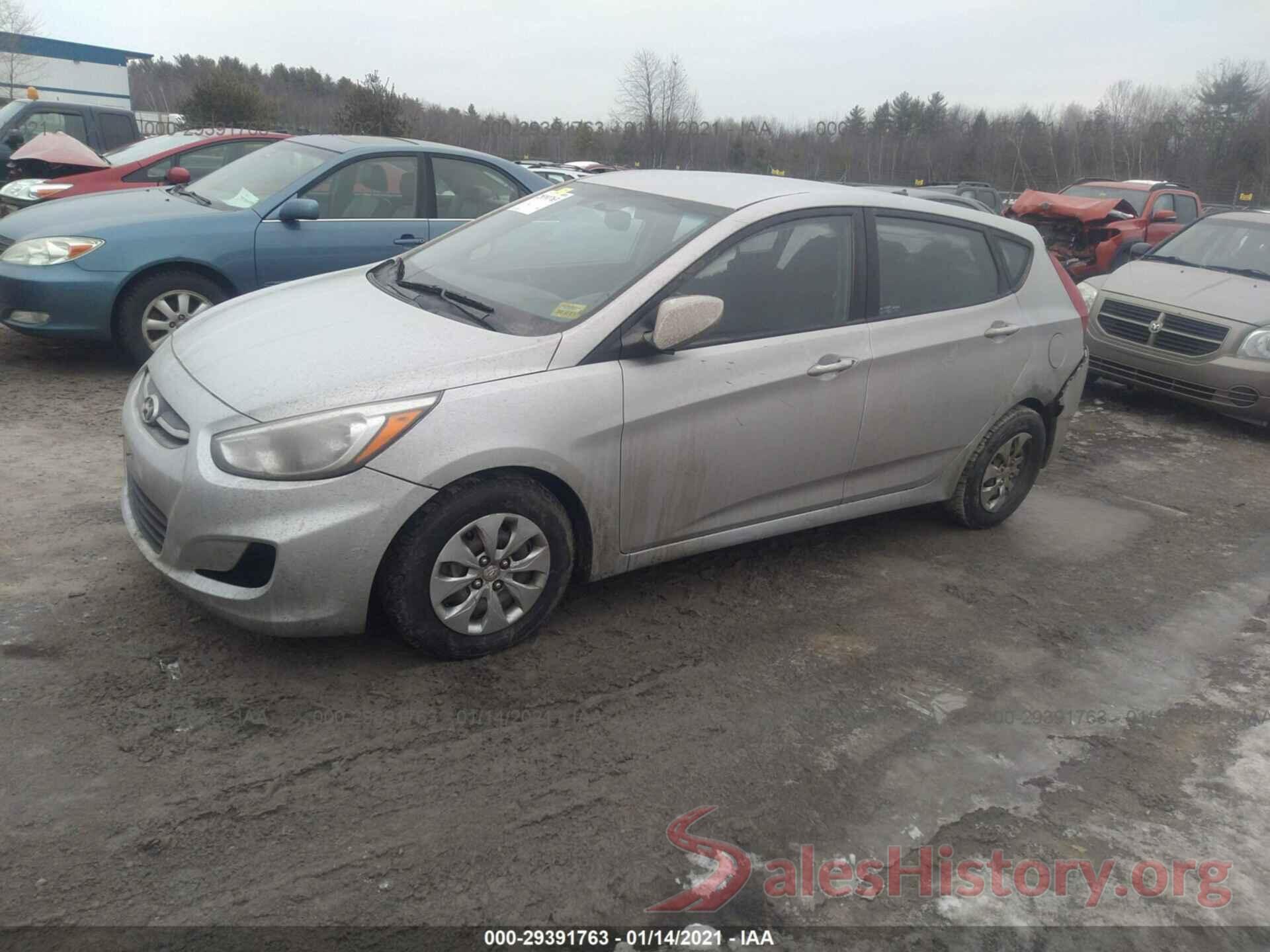 KMHCT5AE3GU257485 2016 HYUNDAI ACCENT