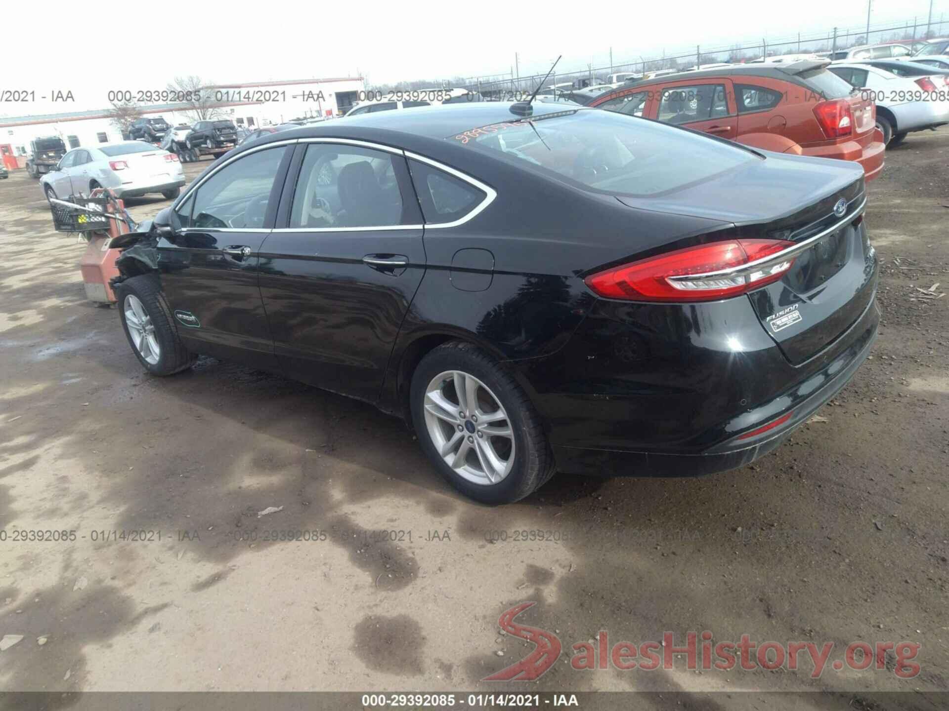 3FA6P0LU1JR160898 2018 FORD FUSION HYBRID