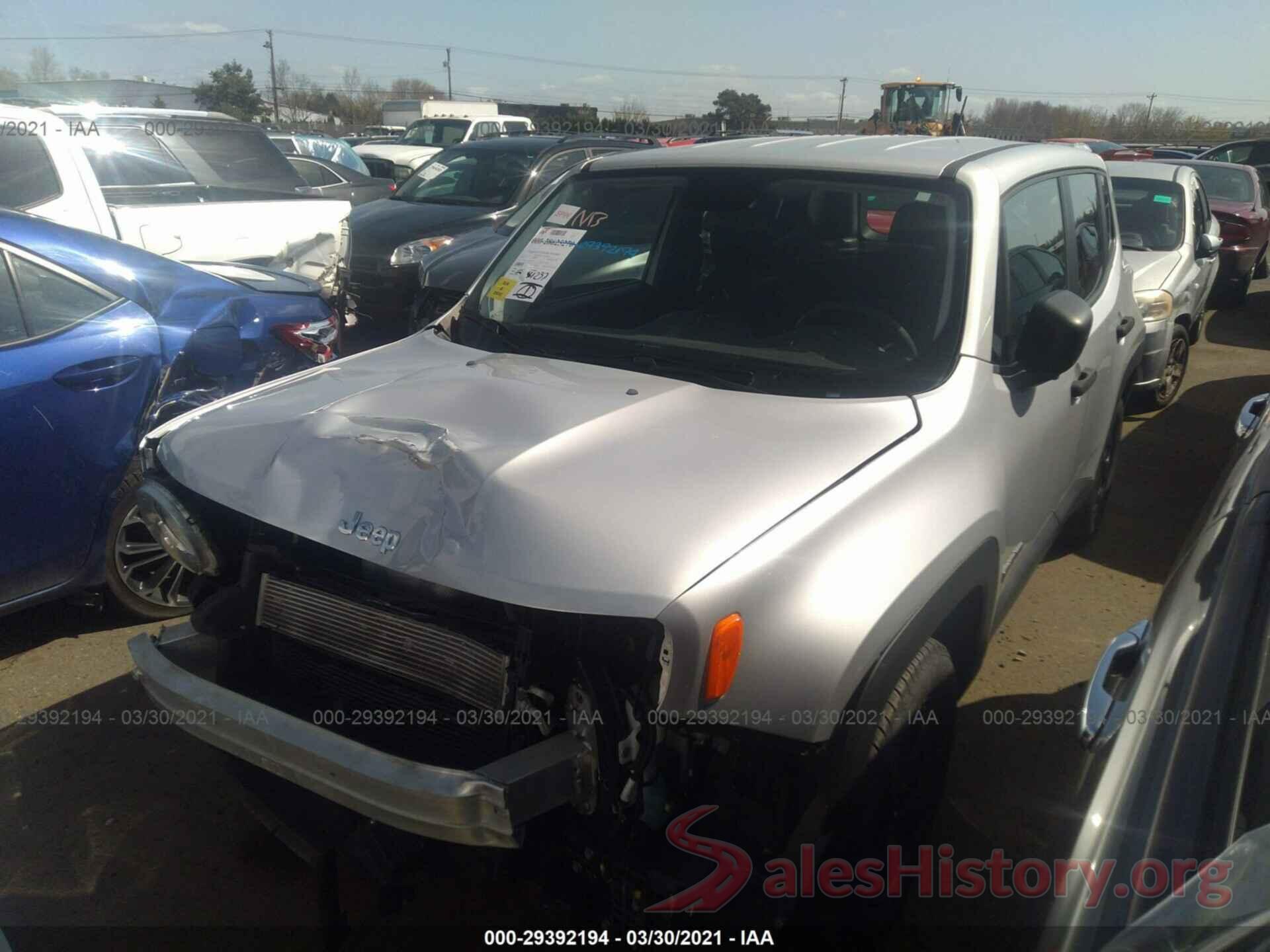 ZACCJAABXHPF38758 2017 JEEP RENEGADE