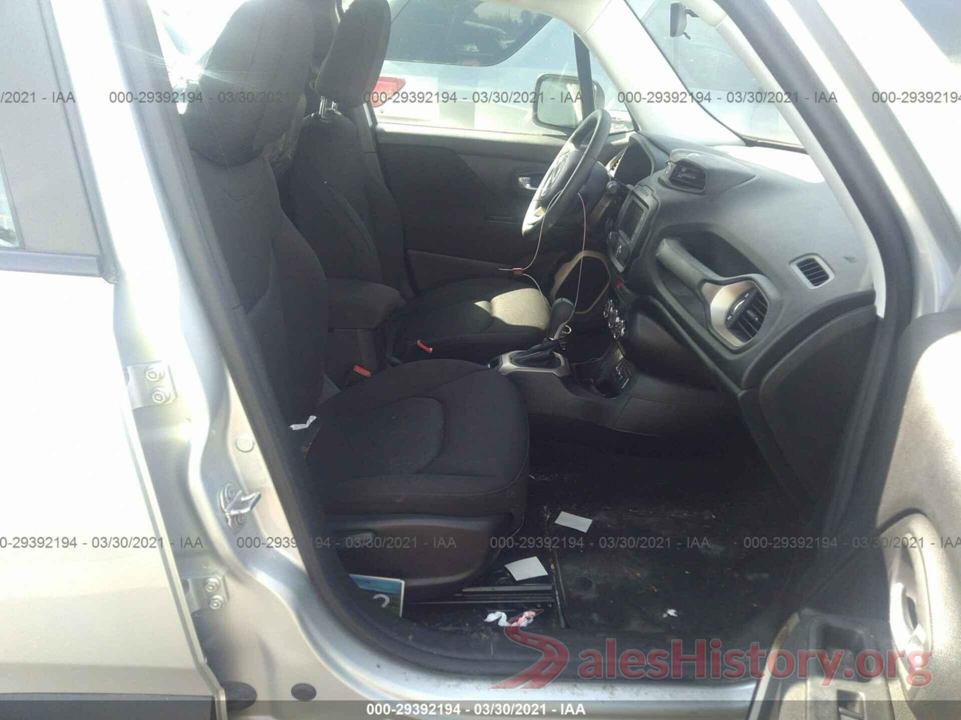 ZACCJAABXHPF38758 2017 JEEP RENEGADE