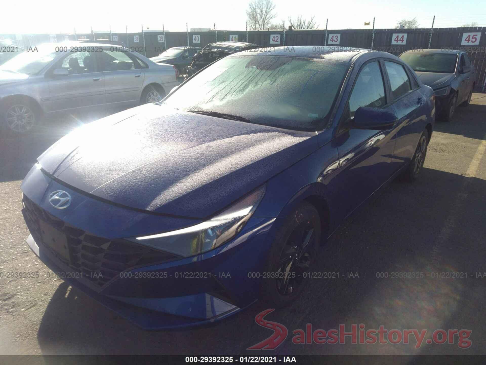 5NPLM4AG9MH010040 2021 HYUNDAI ELANTRA