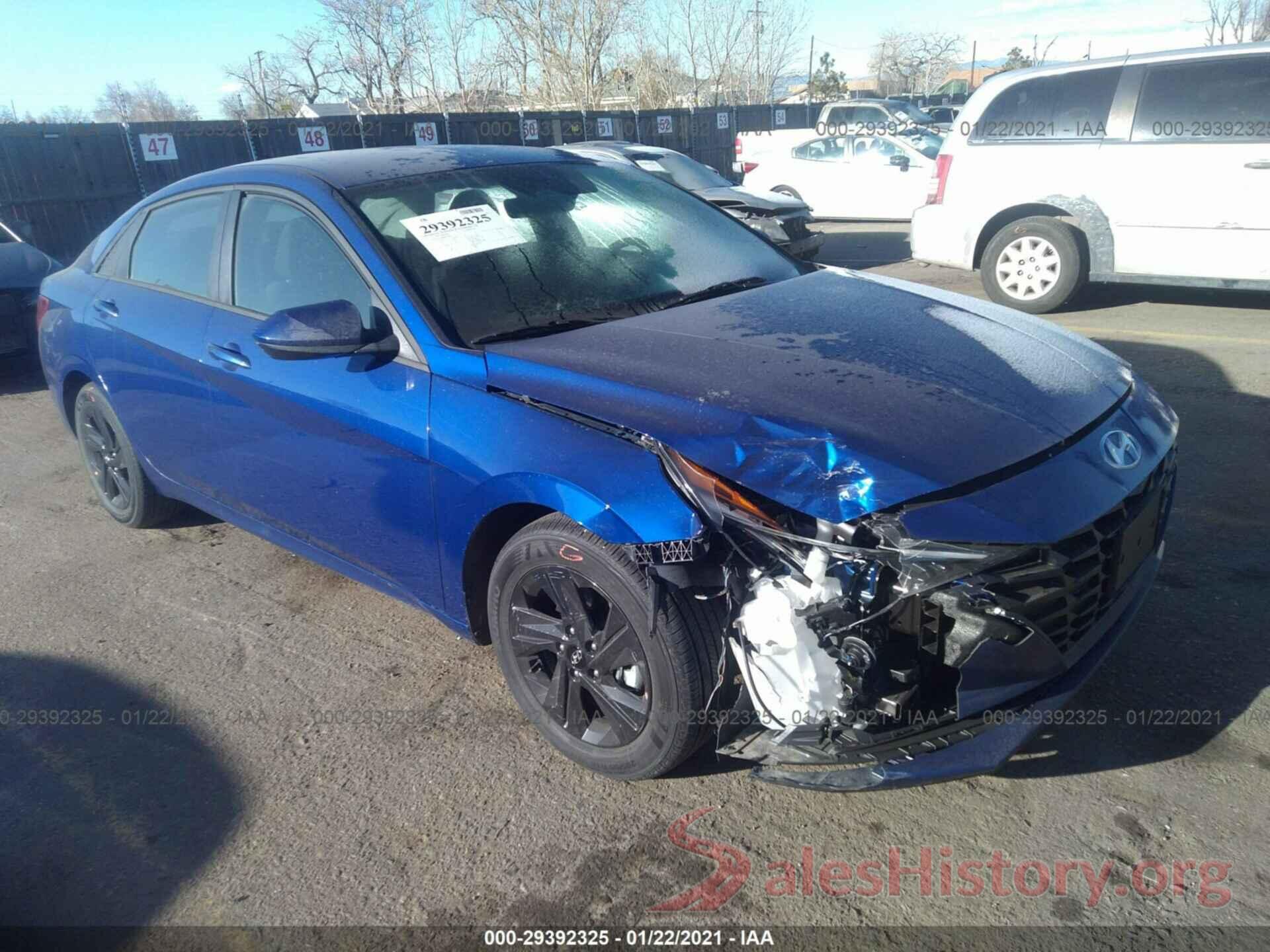 5NPLM4AG9MH010040 2021 HYUNDAI ELANTRA