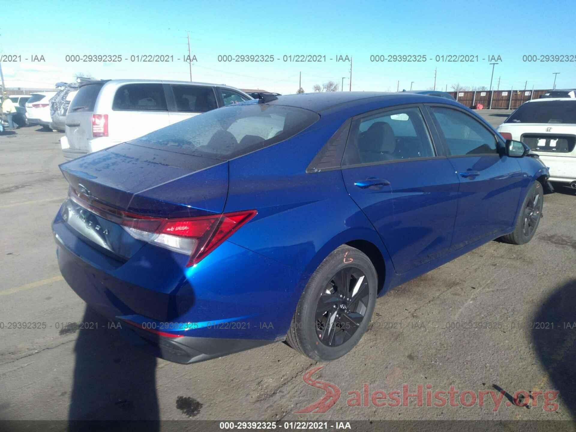 5NPLM4AG9MH010040 2021 HYUNDAI ELANTRA