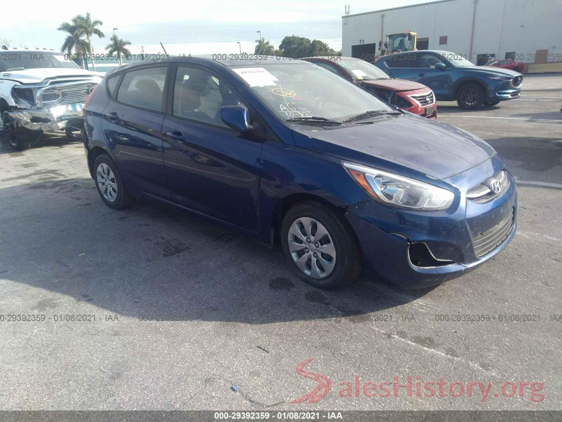 KMHCT5AE8HU342615 2017 HYUNDAI ACCENT