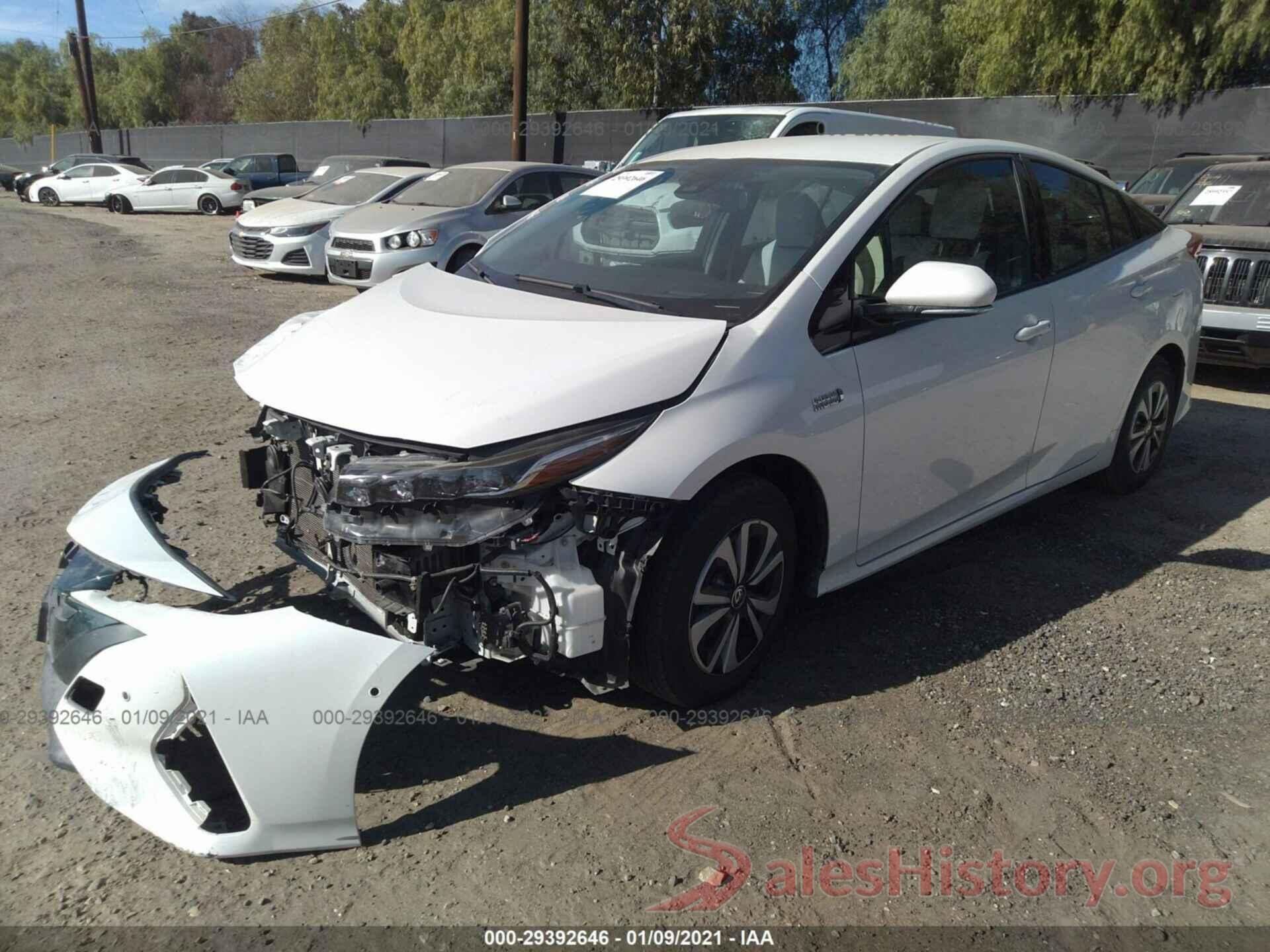 JTDKARFP3K3112596 2019 TOYOTA PRIUS PRIME