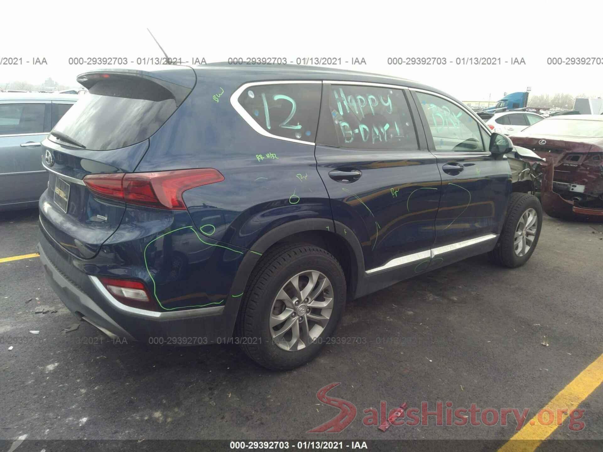 5NMS2CAD2KH016452 2019 HYUNDAI SANTA FE