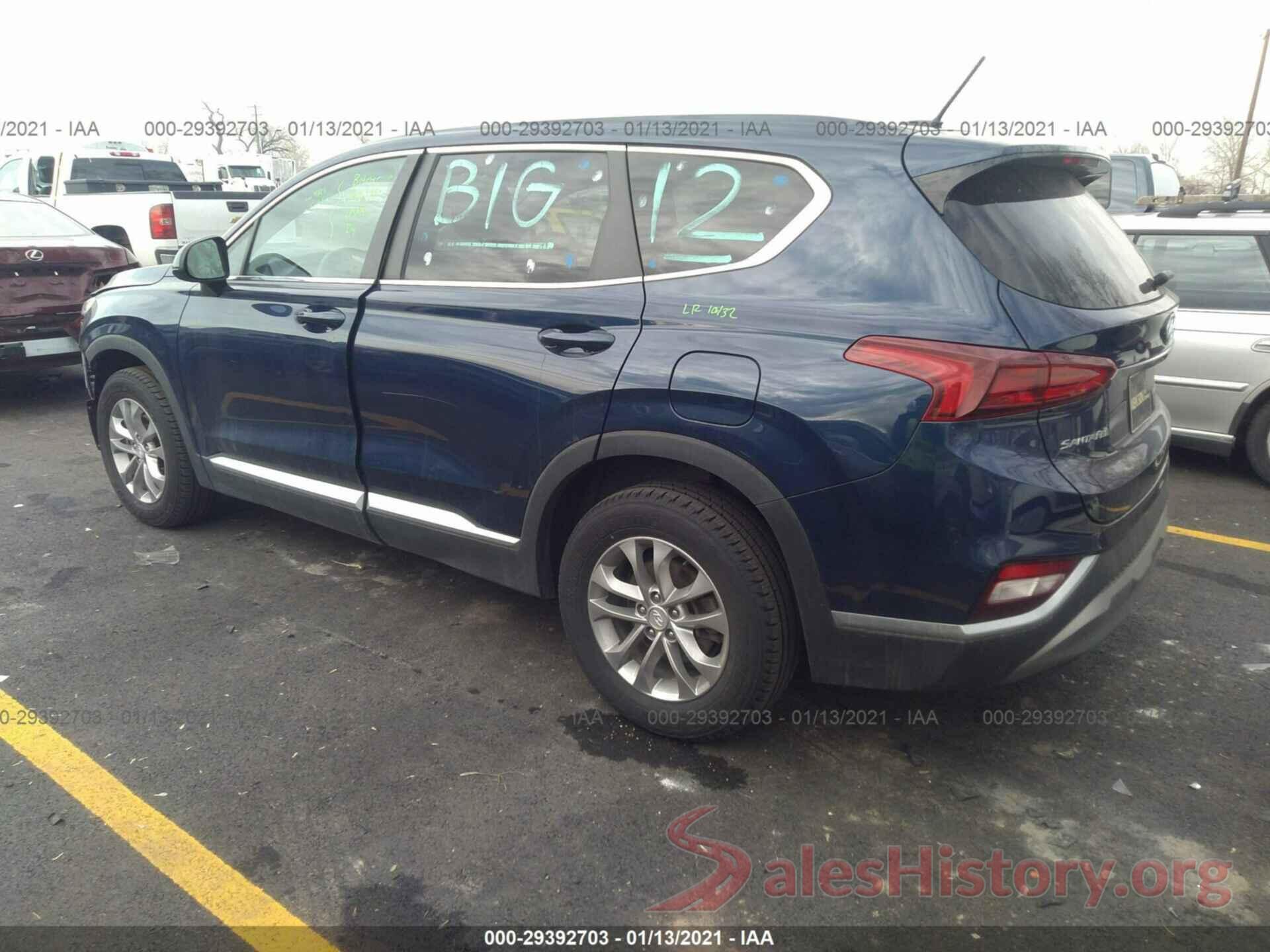 5NMS2CAD2KH016452 2019 HYUNDAI SANTA FE