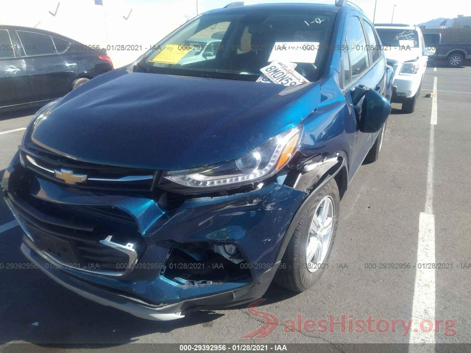 3GNCJLSB0KL357816 2019 CHEVROLET TRAX