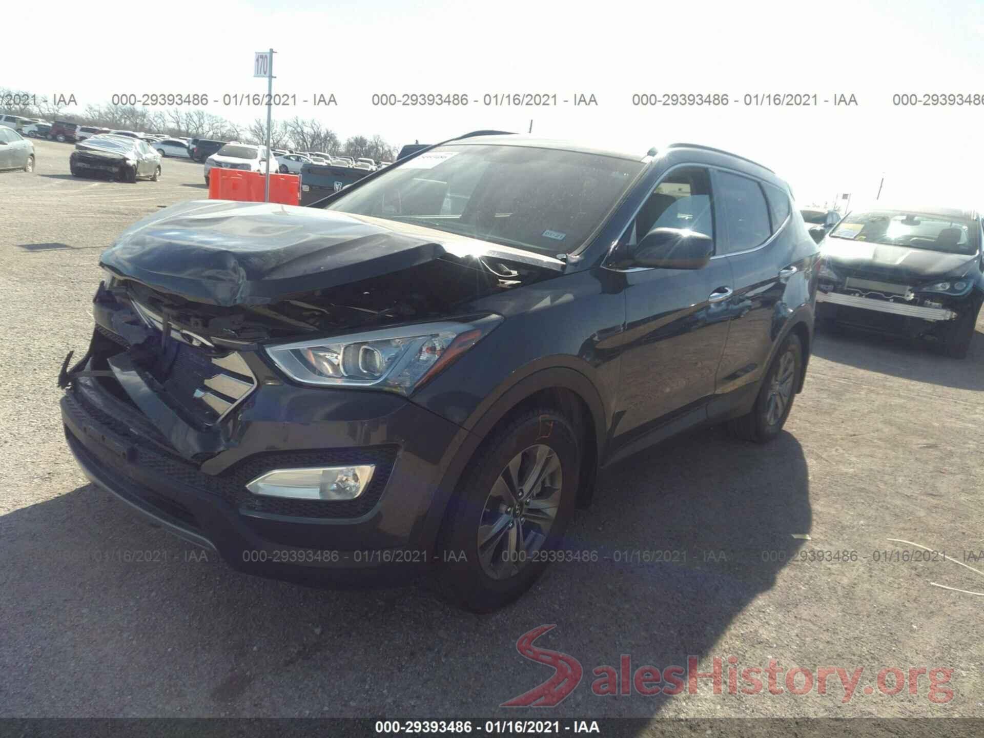 5XYZU3LB9GG316608 2016 HYUNDAI SANTA FE SPORT