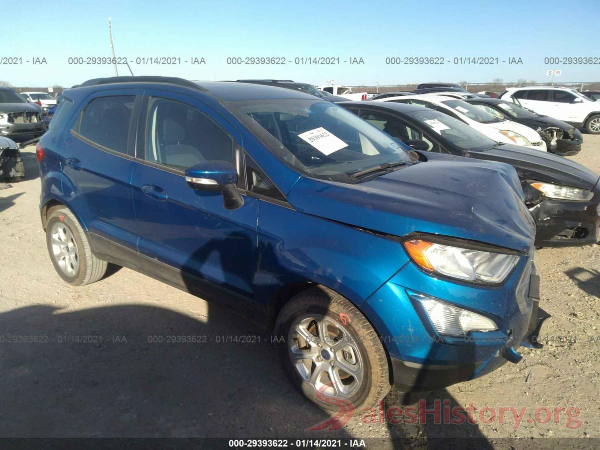 MAJ3S2GE7LC318114 2020 FORD ECOSPORT