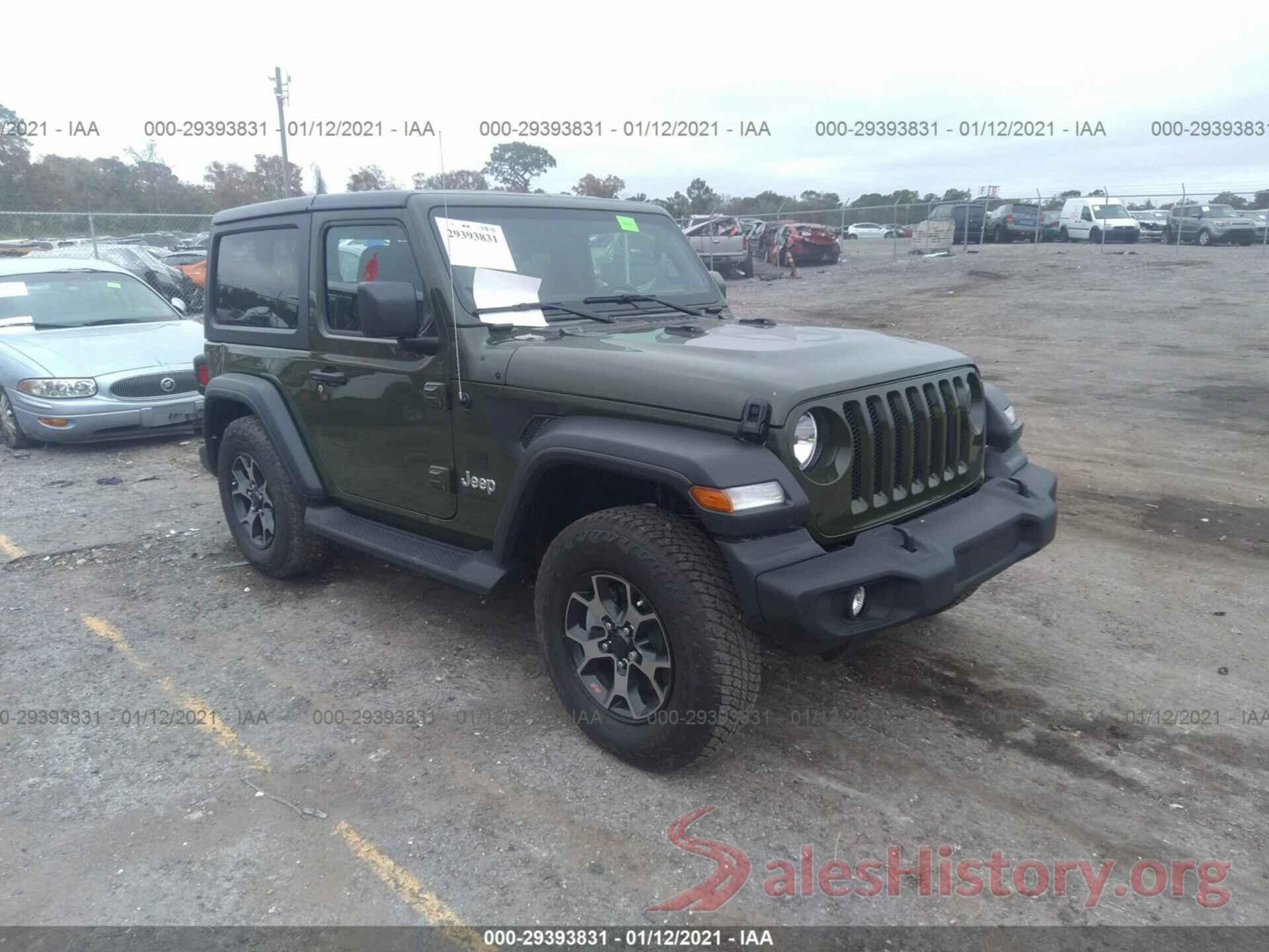 1C4GJXAG2LW285396 2020 JEEP WRANGLER