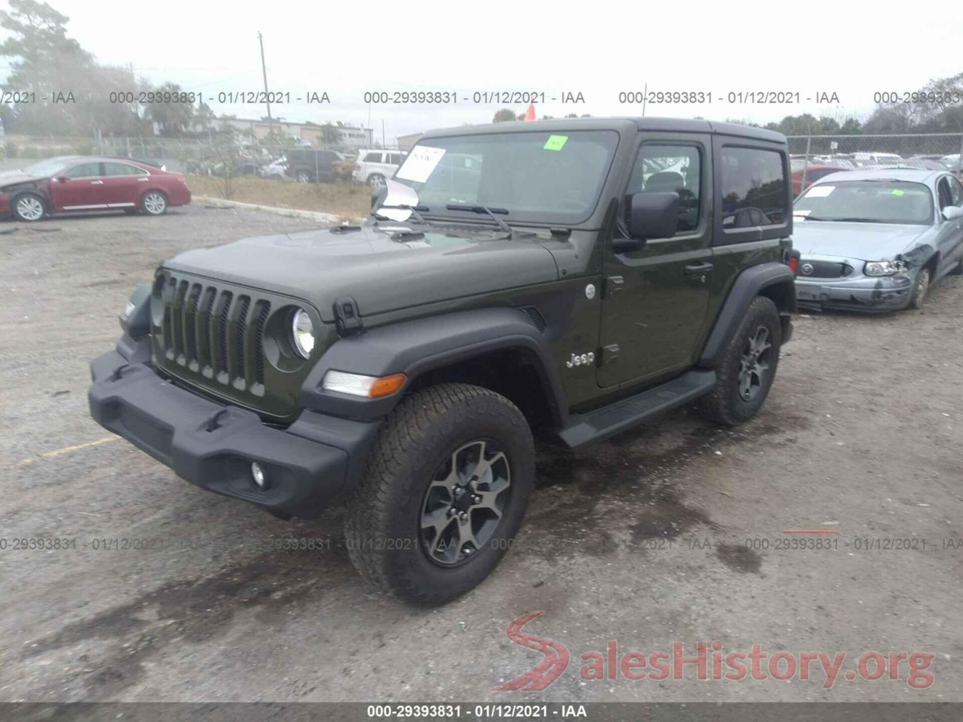 1C4GJXAG2LW285396 2020 JEEP WRANGLER