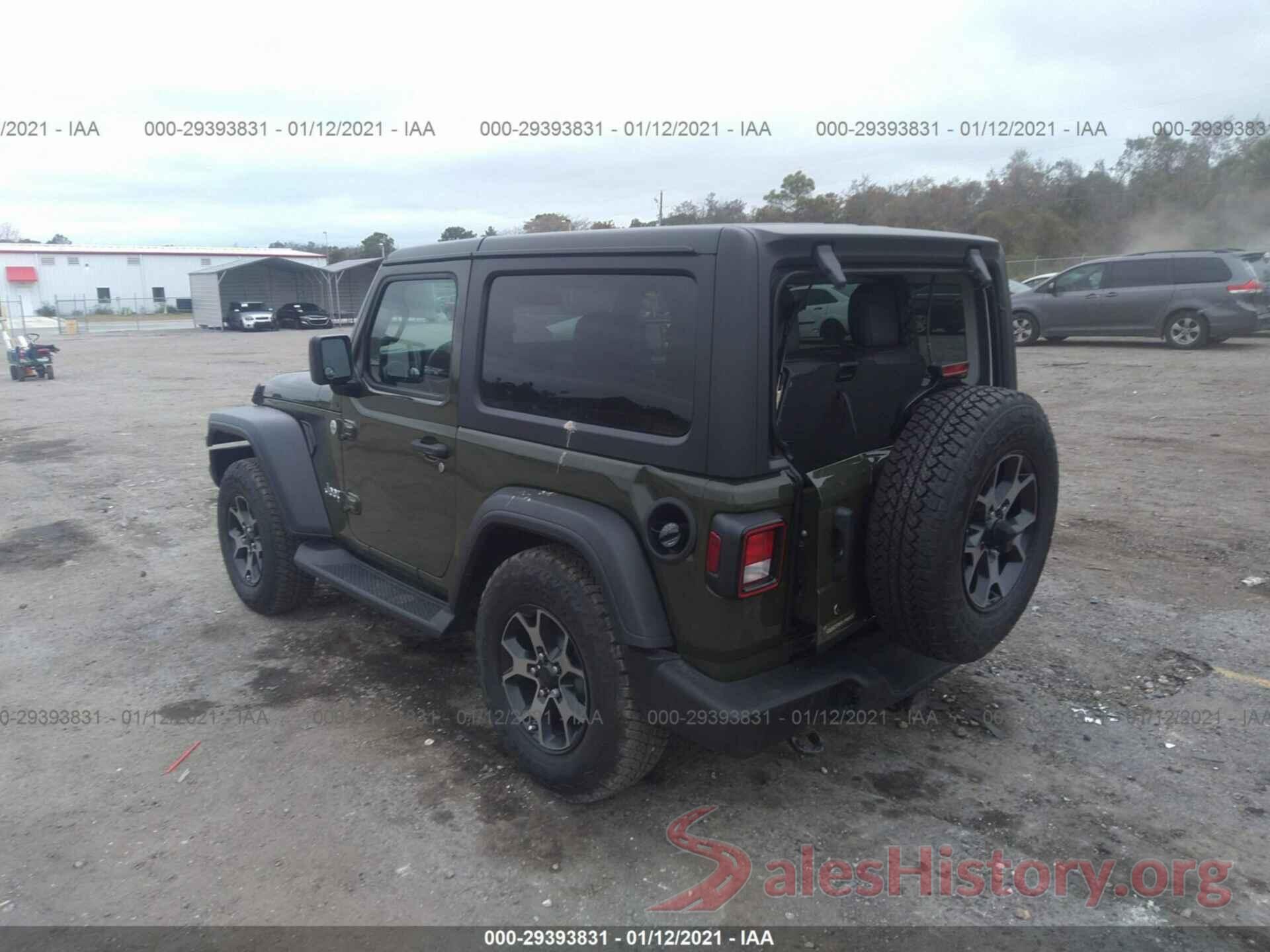 1C4GJXAG2LW285396 2020 JEEP WRANGLER