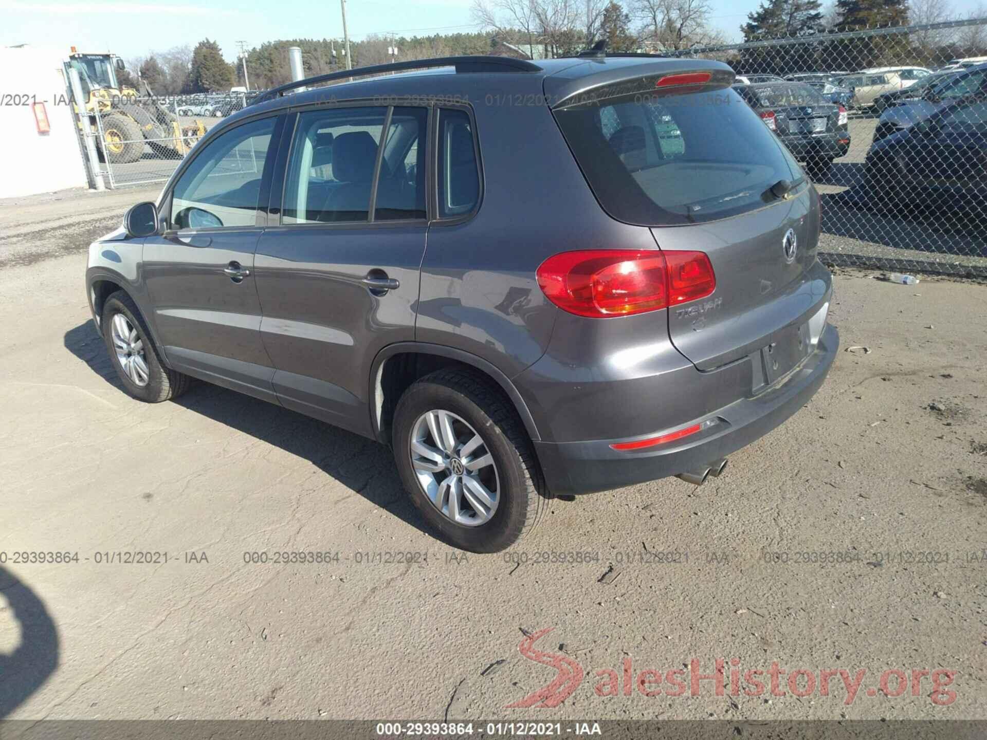 WVGAV7AX8HK024035 2017 VOLKSWAGEN TIGUAN