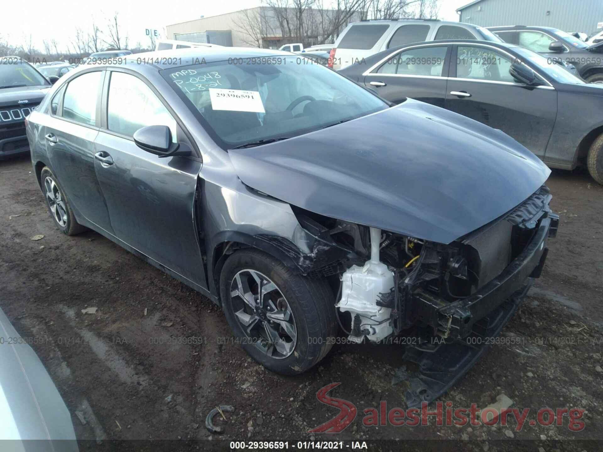 3KPF24AD7LE158425 2020 KIA FORTE