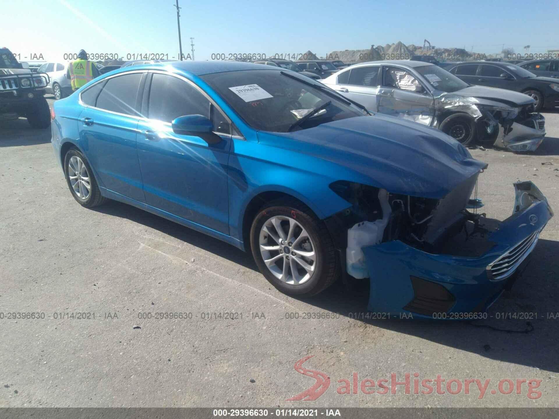 3FA6P0HD6LR187767 2020 FORD FUSION