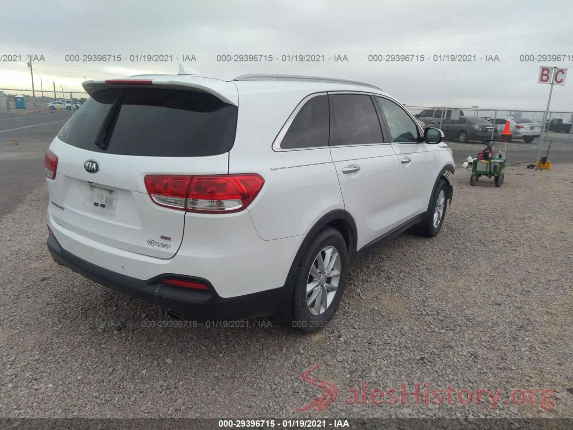 5XYPG4A35GG118043 2016 KIA SORENTO