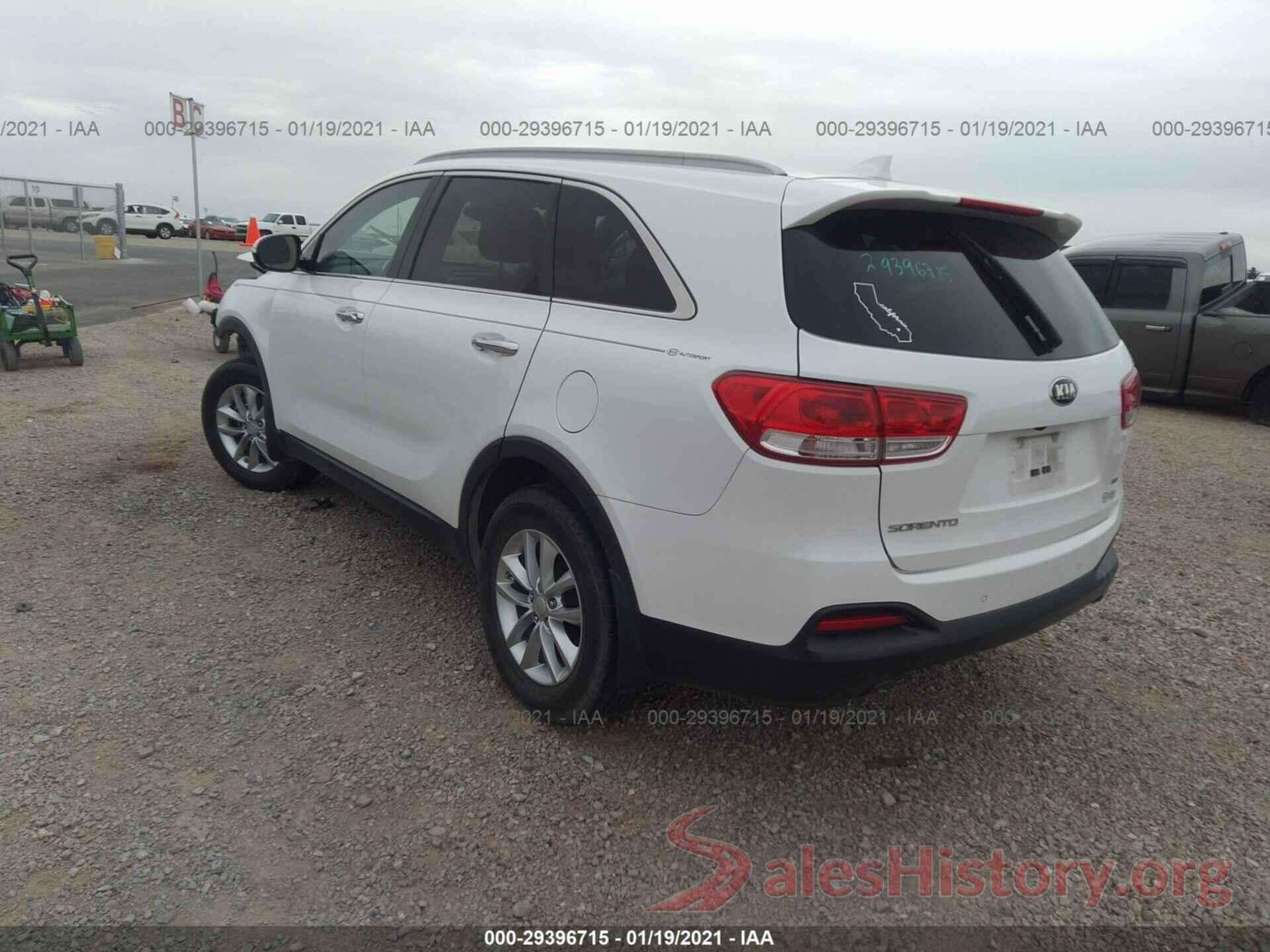 5XYPG4A35GG118043 2016 KIA SORENTO