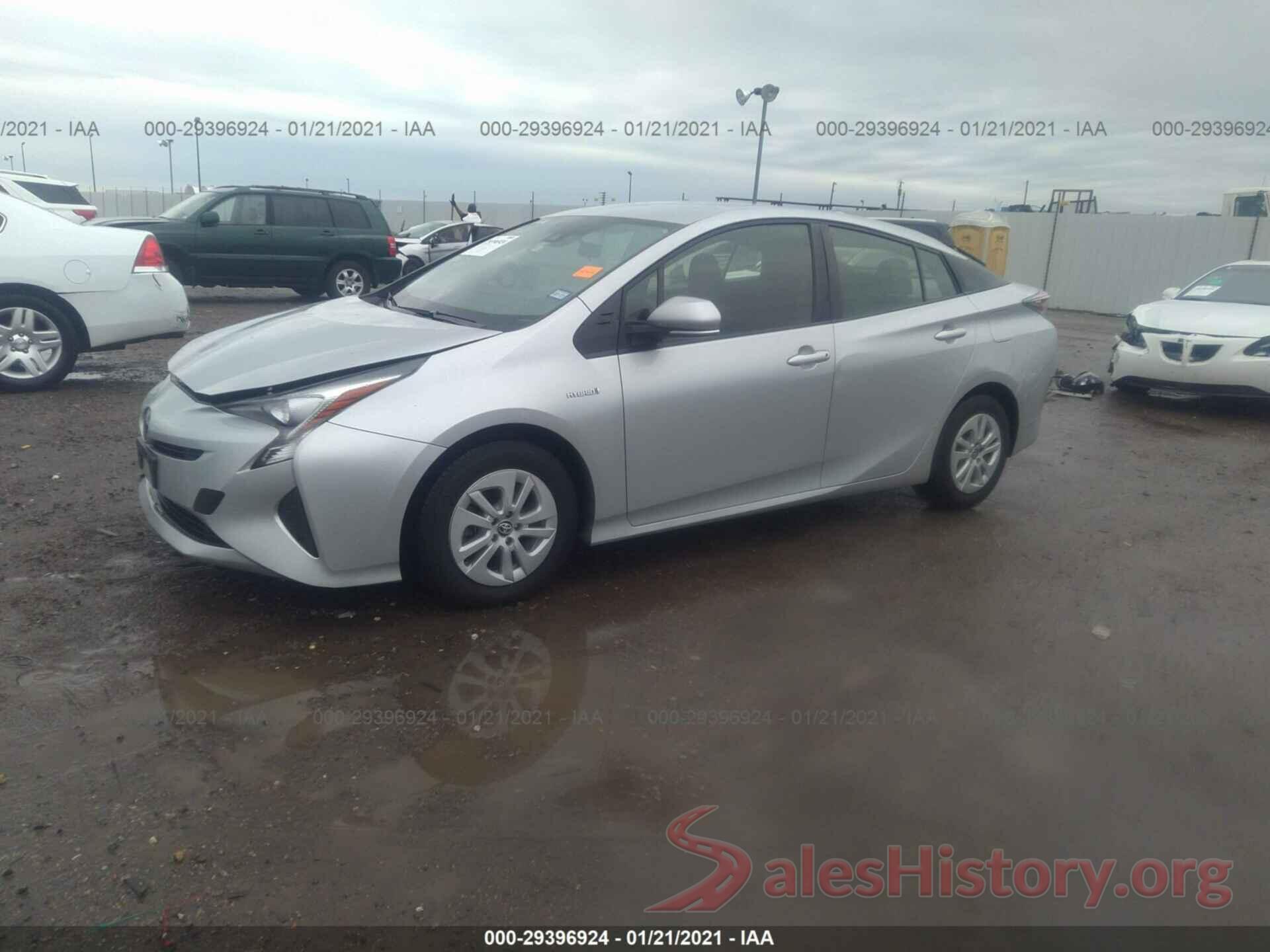 JTDKBRFU1H3036923 2017 TOYOTA PRIUS