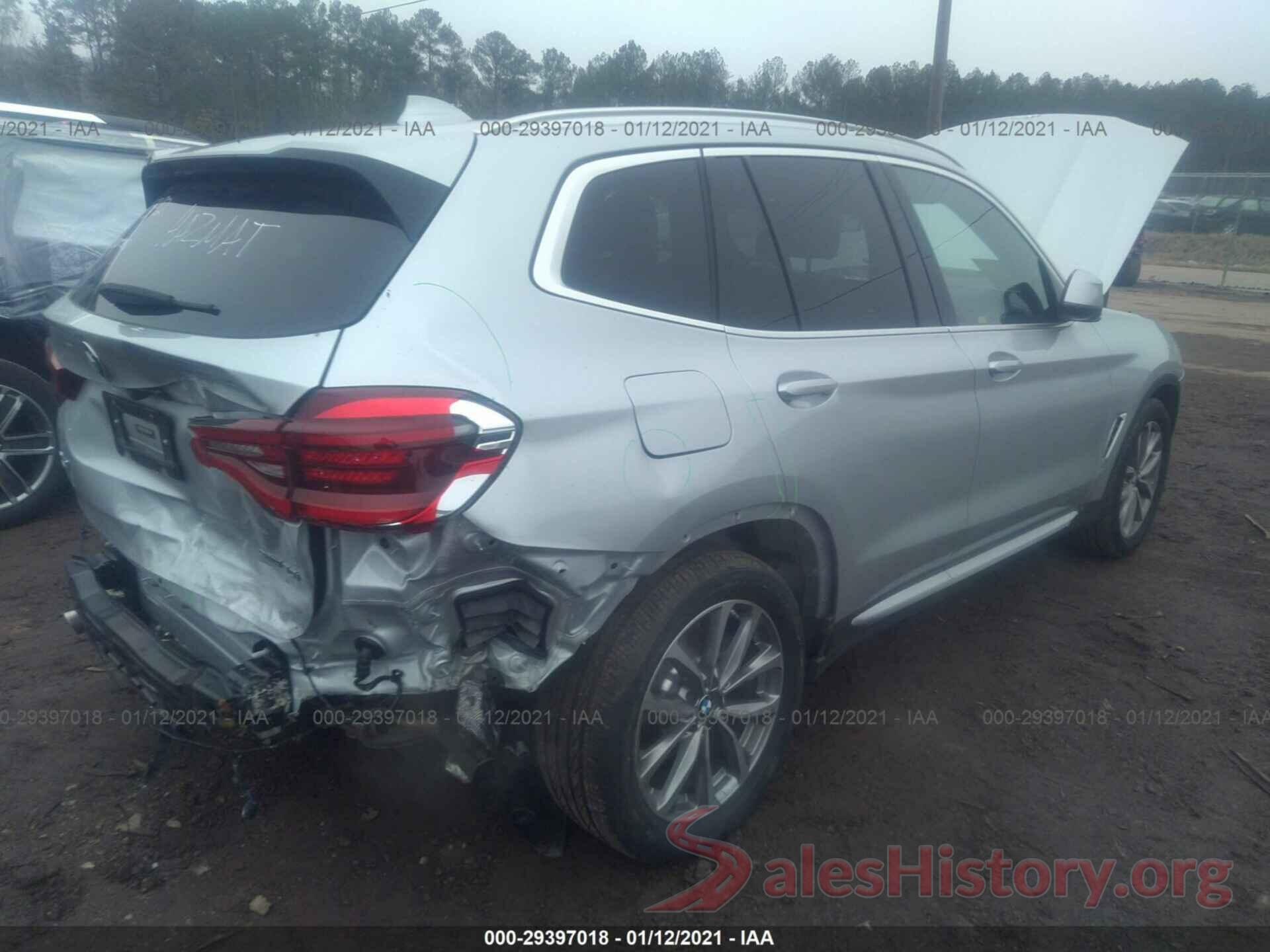 5UXTR7C57KLR44722 2019 BMW X3