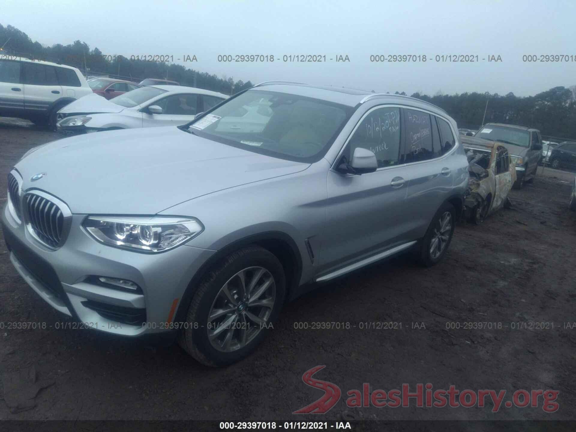 5UXTR7C57KLR44722 2019 BMW X3